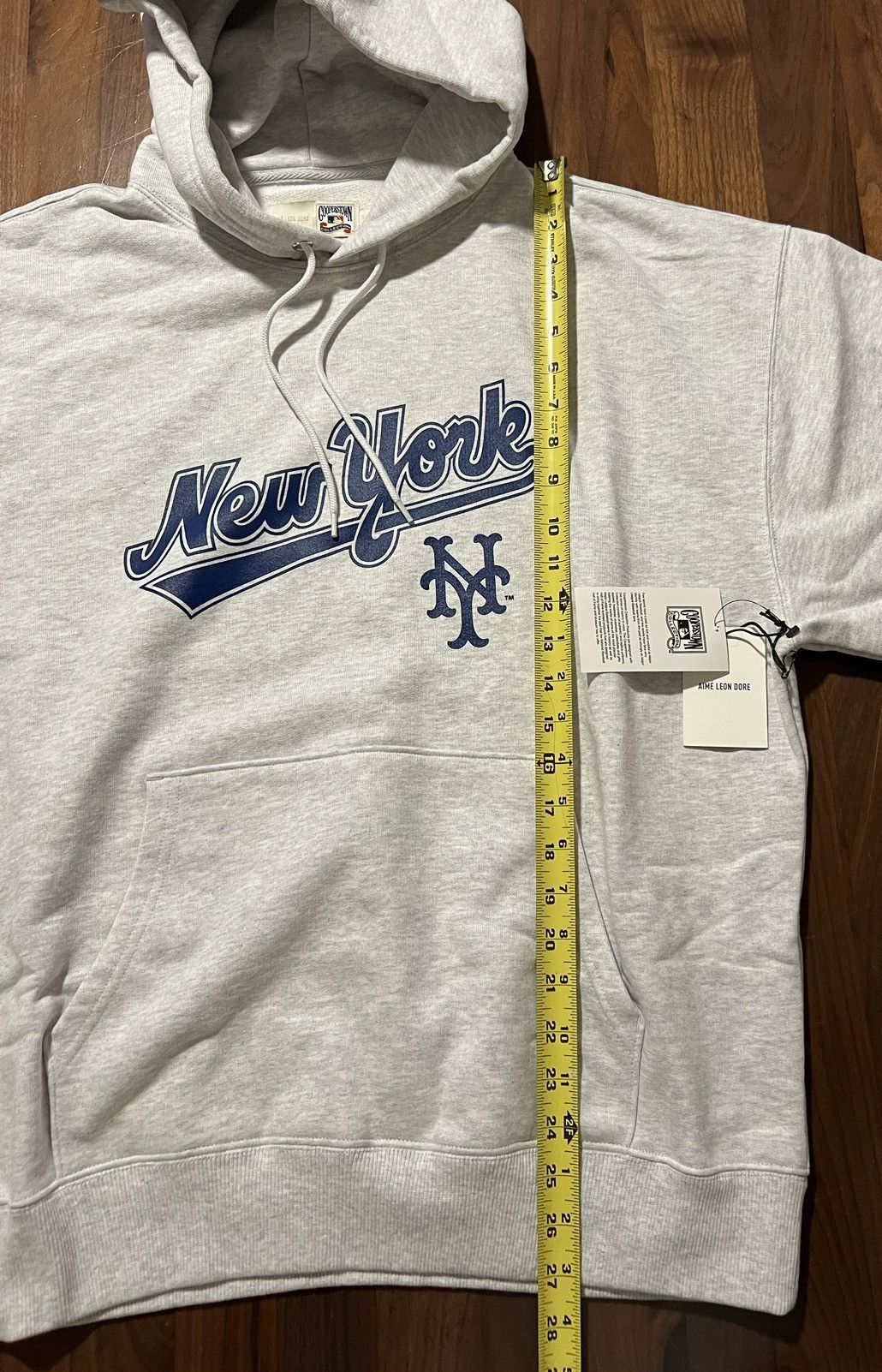 Aime Leon Dore Aime Leon Dore ALD / New York Mets Logo Hoodie Grey SS24 Size US XL / EU 56 / 4 - 9 Thumbnail