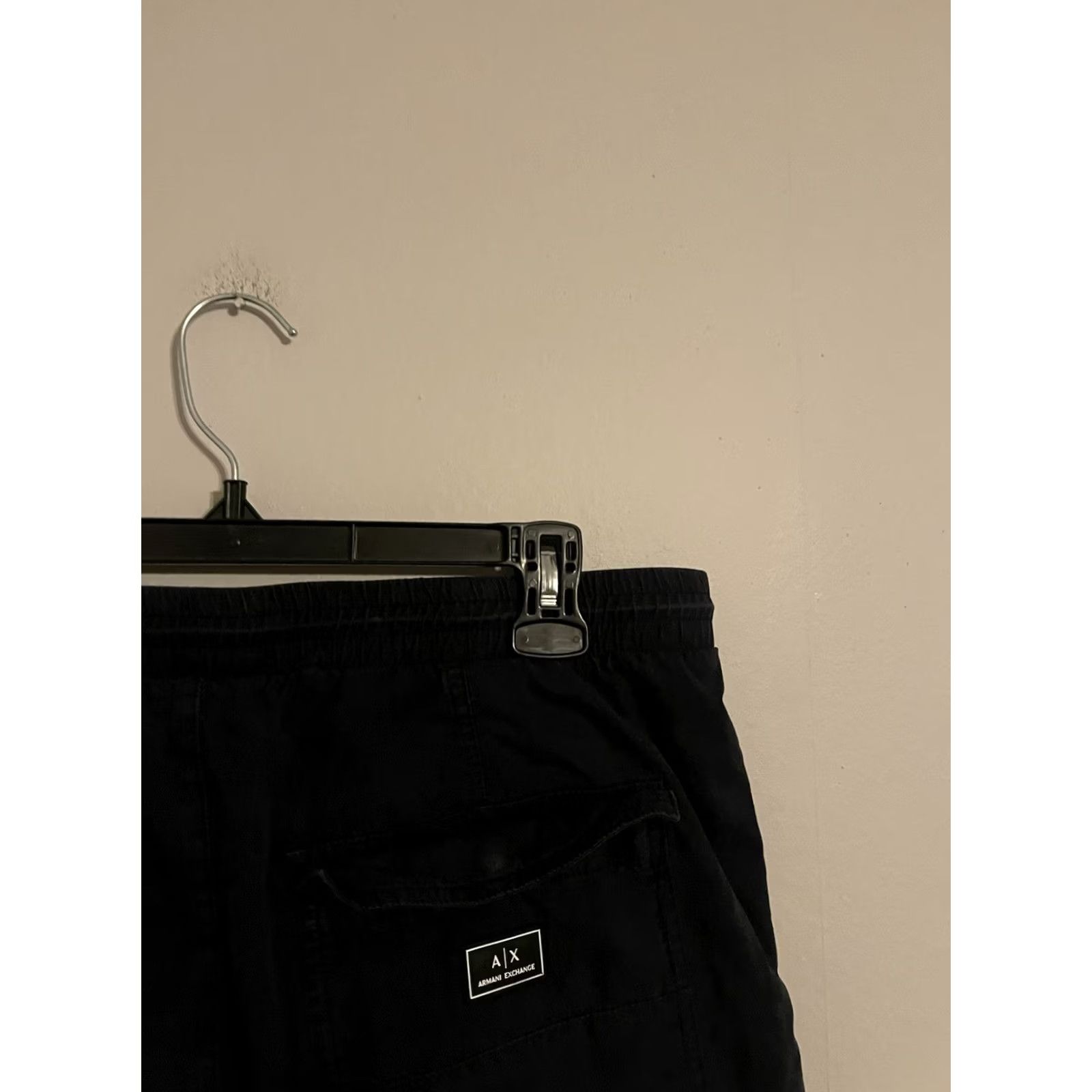Armani Exchange Armani Exchange AX Dark Navy Blue Cotton Nylon Gorpcore Outdoor Pants - Men 34 Size US 34 / EU 50 - 4 Thumbnail