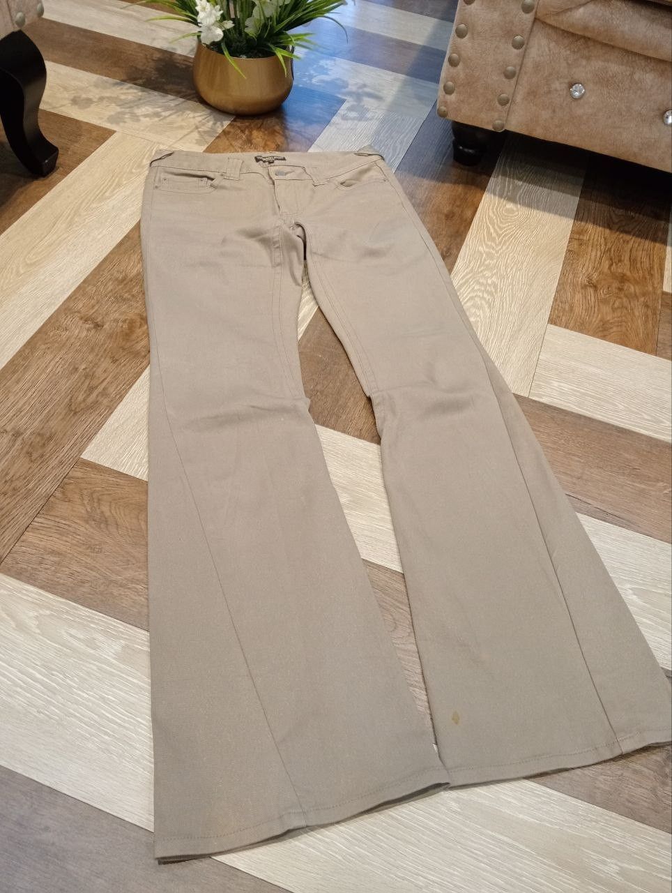 Tornado Mart TORNADO MART FEMME STRETCH FLARED PANTS Size 29" - 3 Thumbnail
