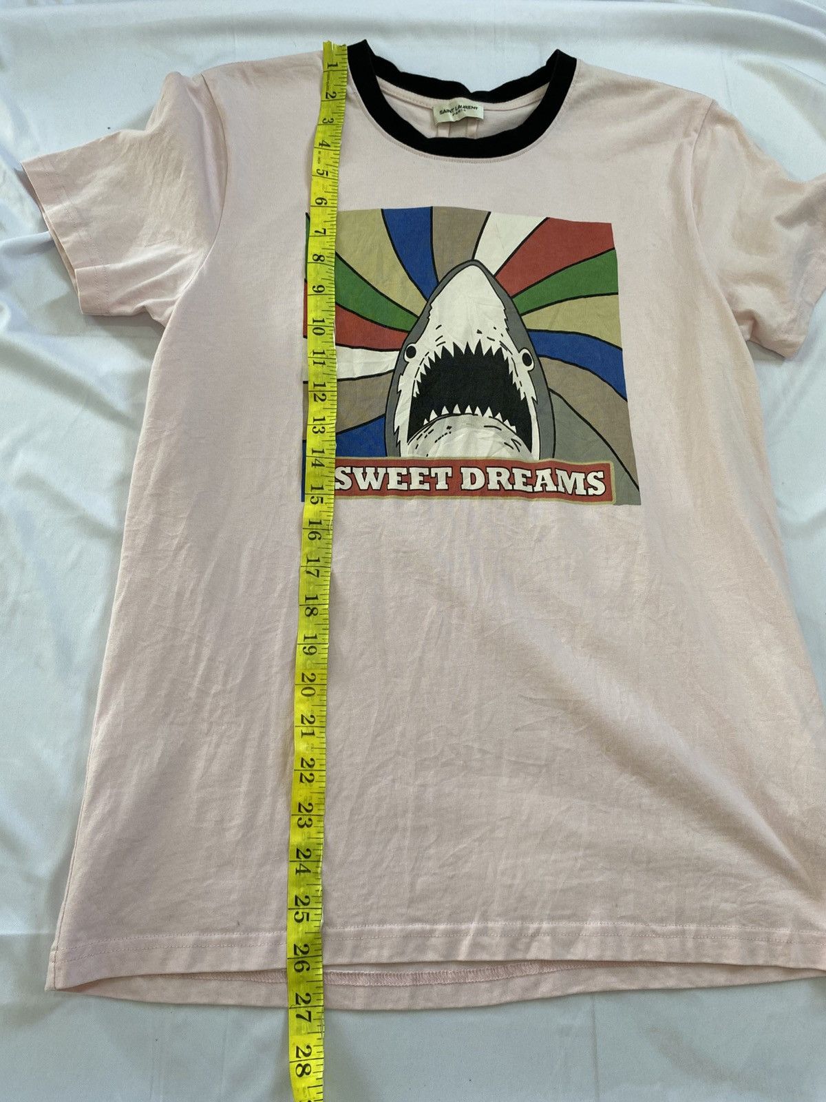 Designer × Saint Laurent Paris sweet dreams saint lauren pink tshirt Size US S / EU 44-46 / 1 - 11 Thumbnail