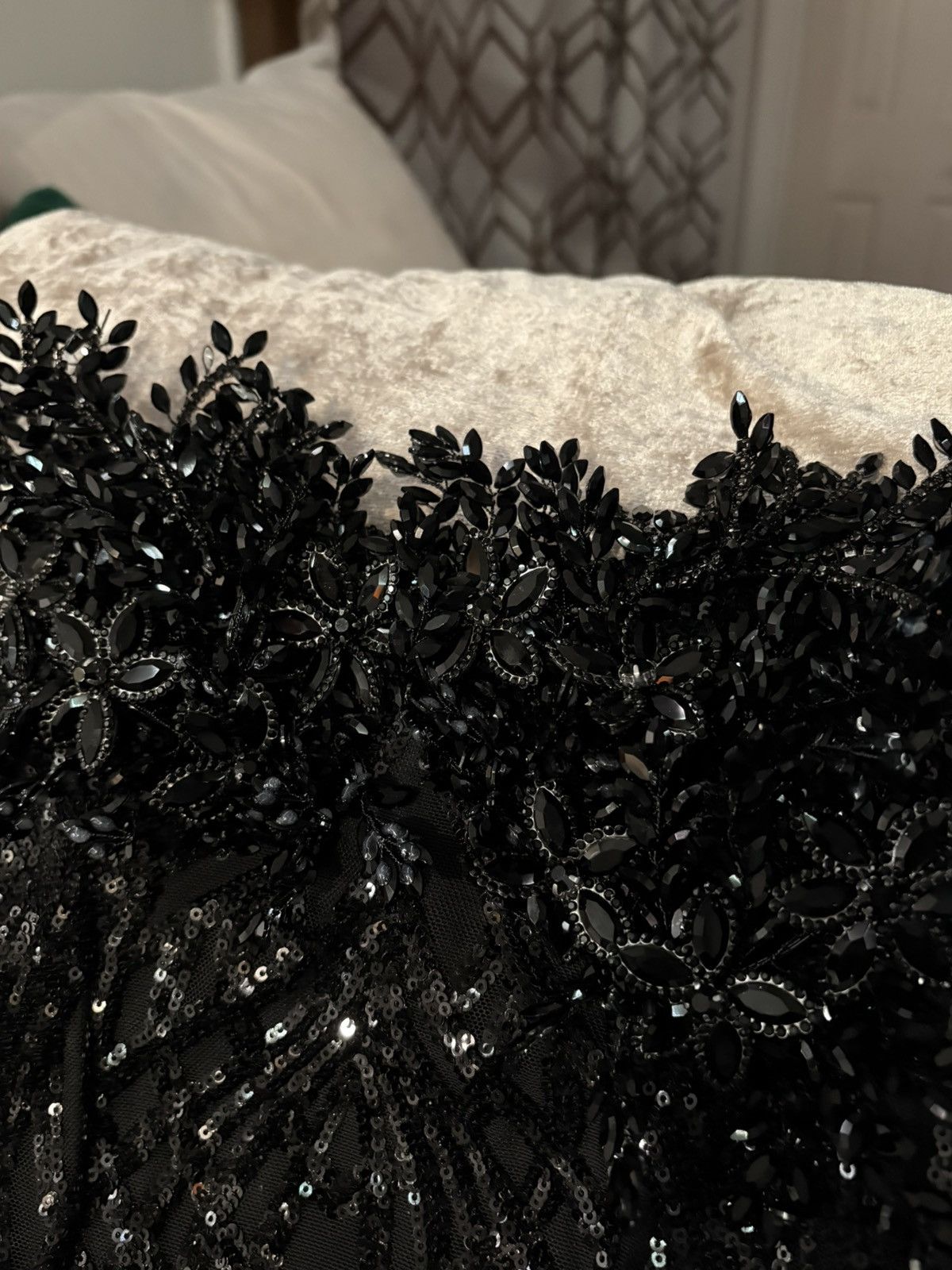 Other Black prom dress with blinged out corset Size M / US 6-8 / IT 42-44 - 6 Thumbnail