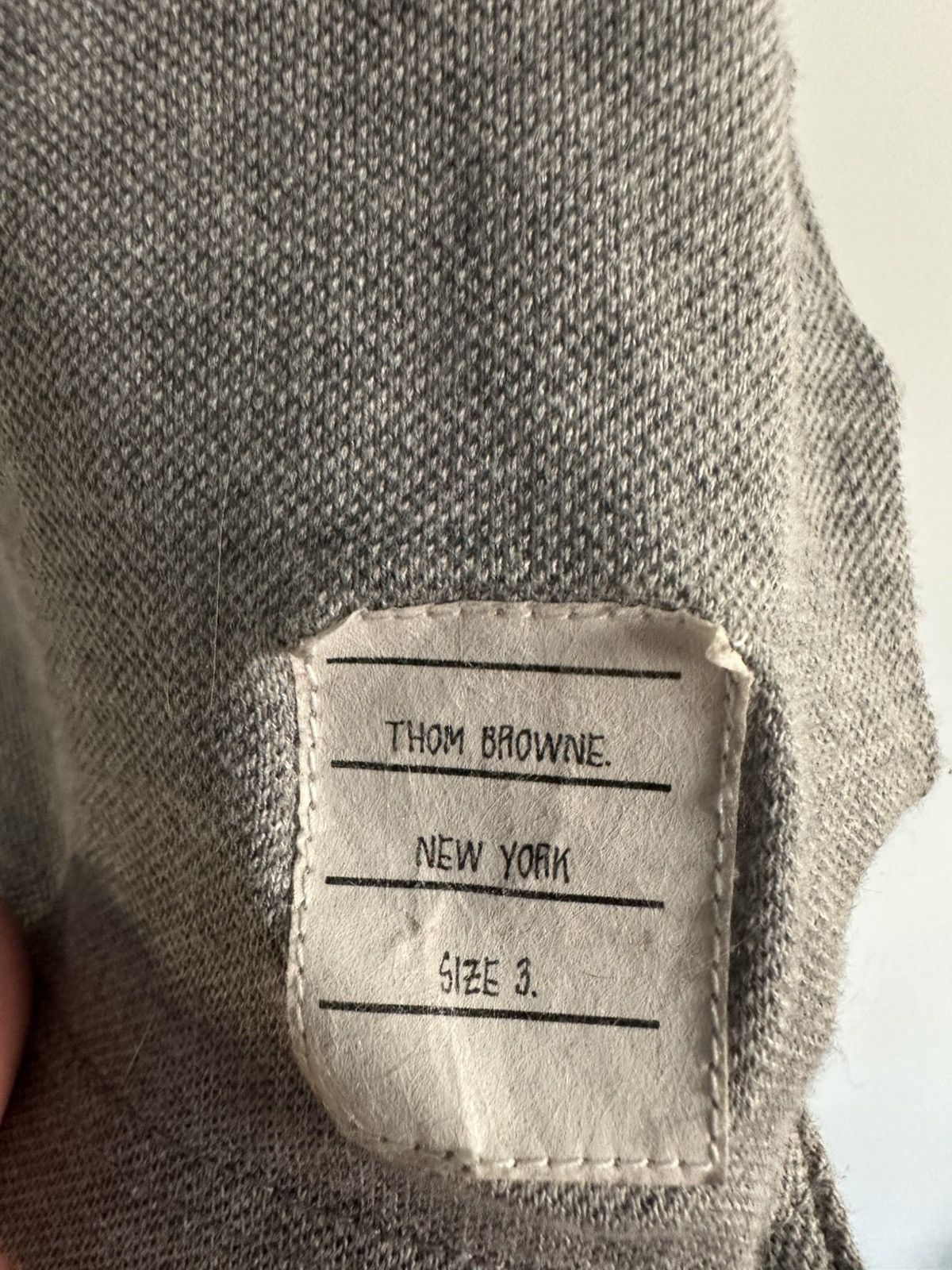 Thom Browne Thom Browne grey polo Size US M / EU 48-50 / 2 - 3 Thumbnail