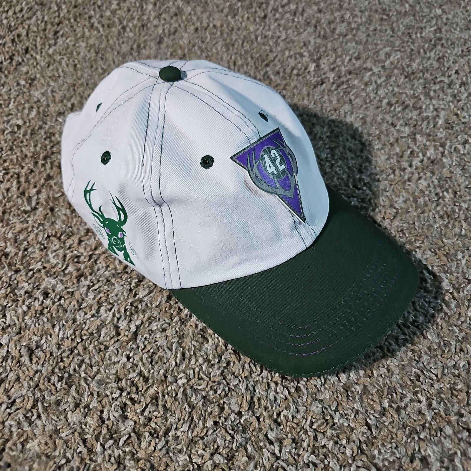 Other Milwaukee Bucks Vin Baker #42 Baby Food Strapback Hat NBA Size ONE SIZE - 1 Thumbnail