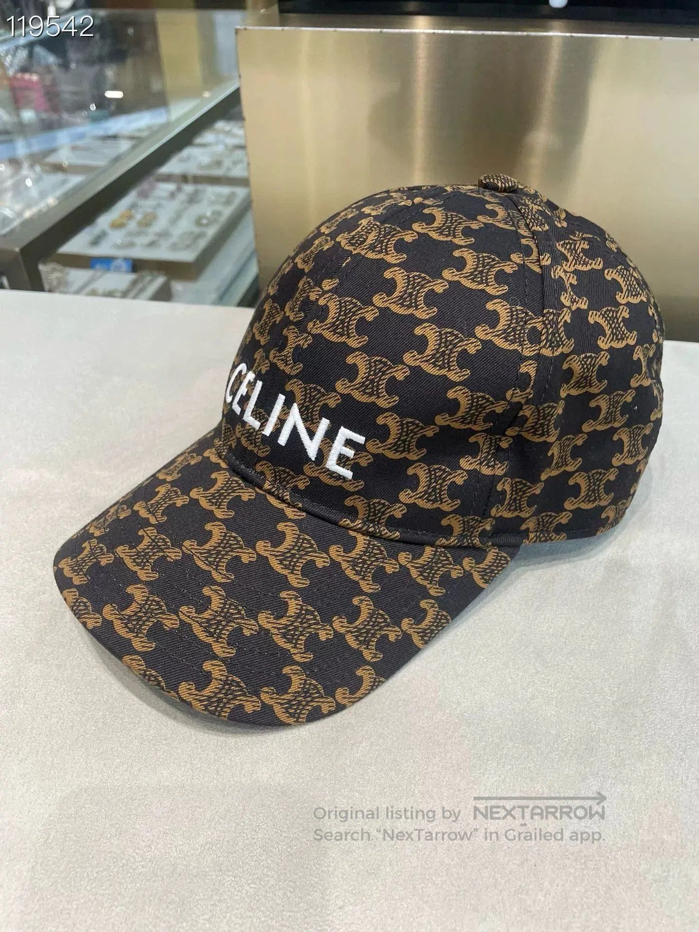 Celine Celine Monogram Baseball Cap L. Size ONE SIZE - 2 Thumbnail