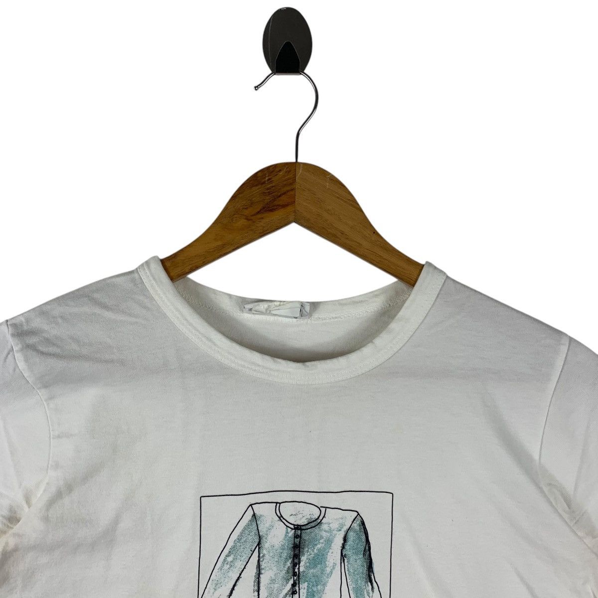 agnes b. Vintage AGNES B Paris small logo spellout logo tee Size US S / EU 44-46 / 1 - 2 Thumbnail