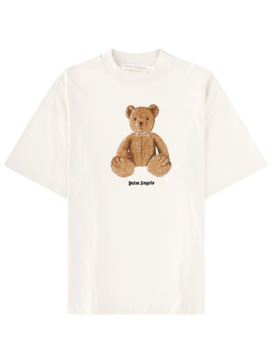 Palm Angels PALM ANGELS T-SHIRT "BEAR" - WHITE Size M / US 6-8 / IT 42-44 - 1 Thumbnail