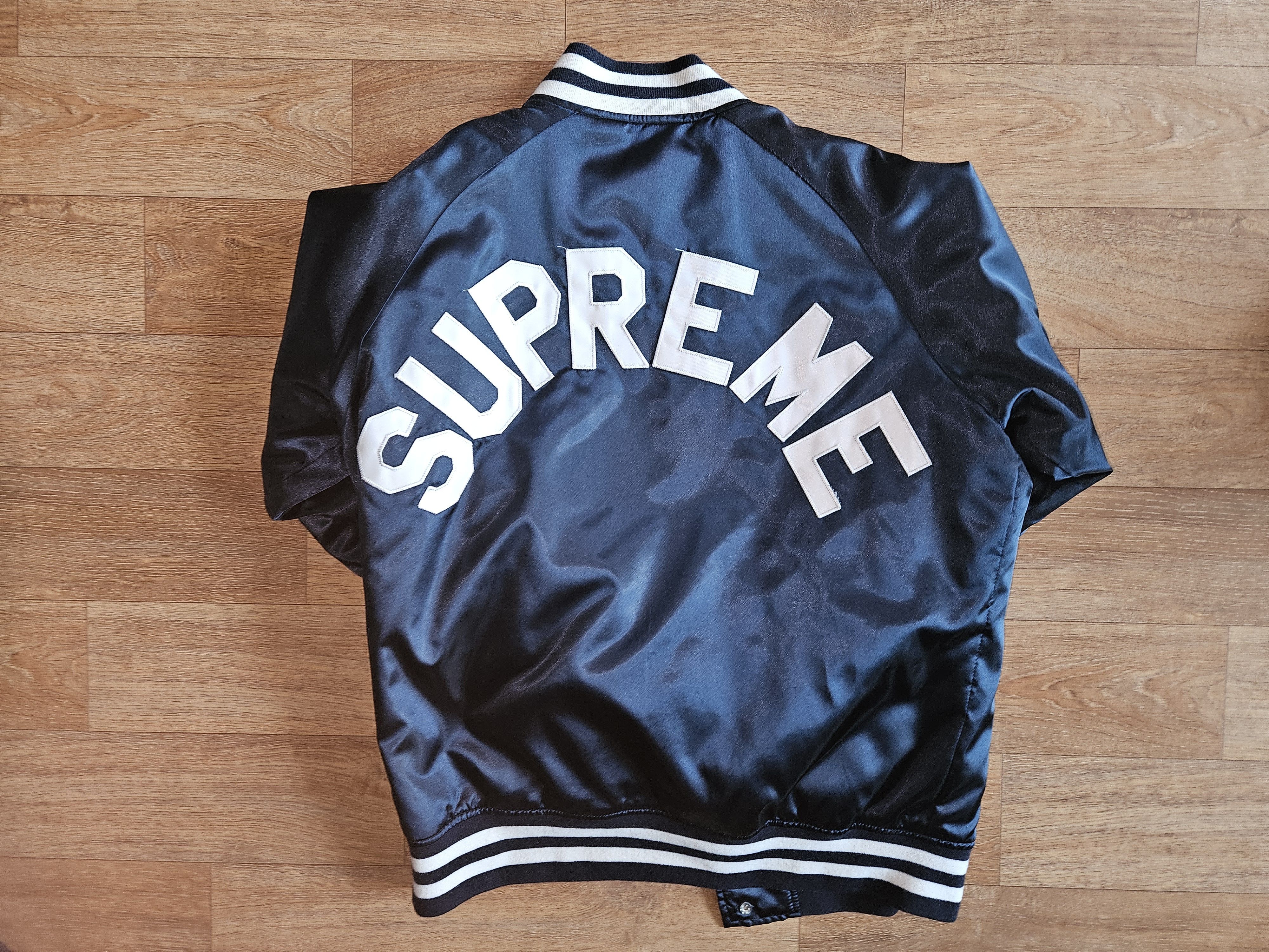 Champion × Supreme Supreme x Champion satin varsity jacket Size US L / EU 52-54 / 3 - 2 Thumbnail