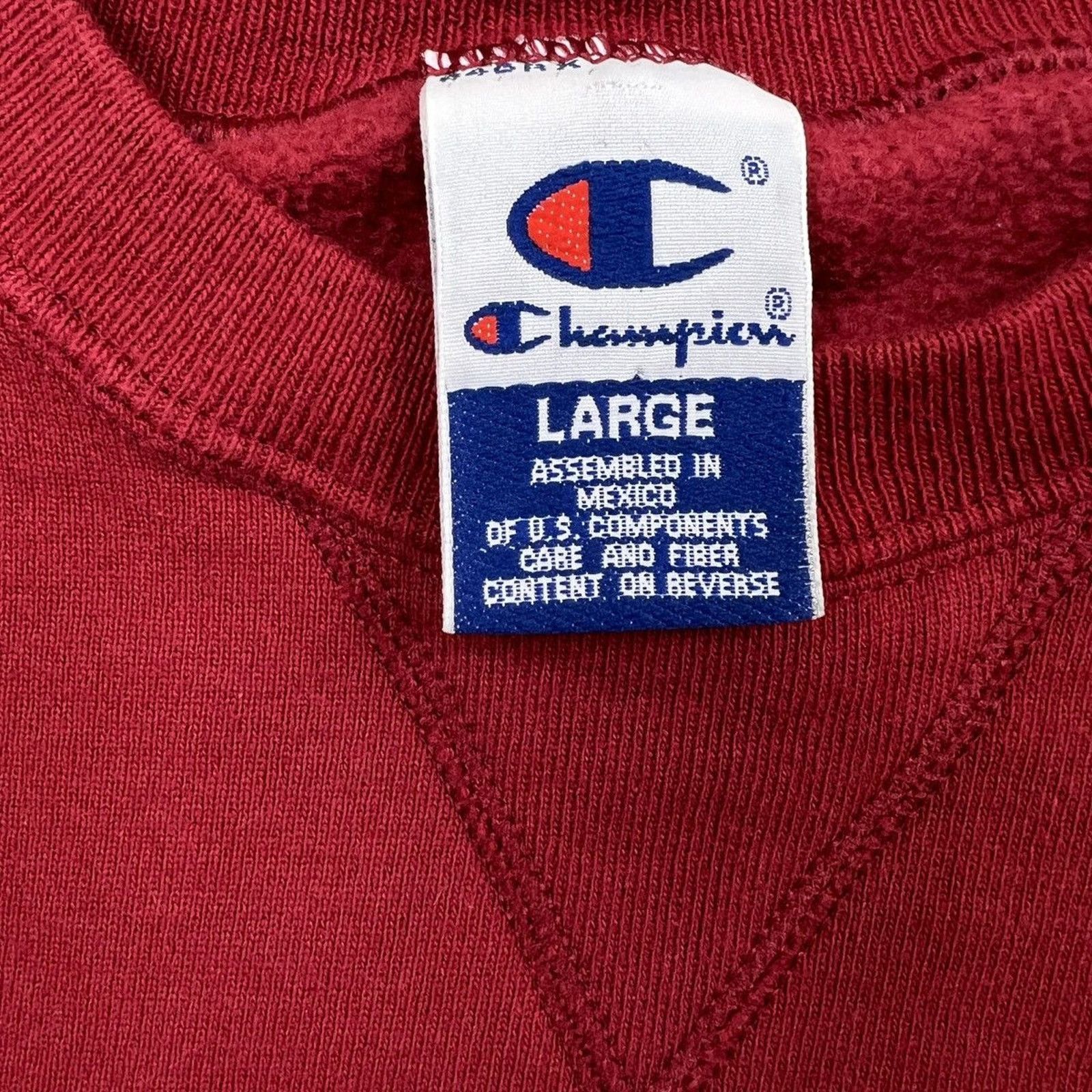 Champion × Vintage Champion University Wisconsin Stout Sweatshirt 90s Alumni Size US L / EU 52-54 / 3 - 5 Thumbnail