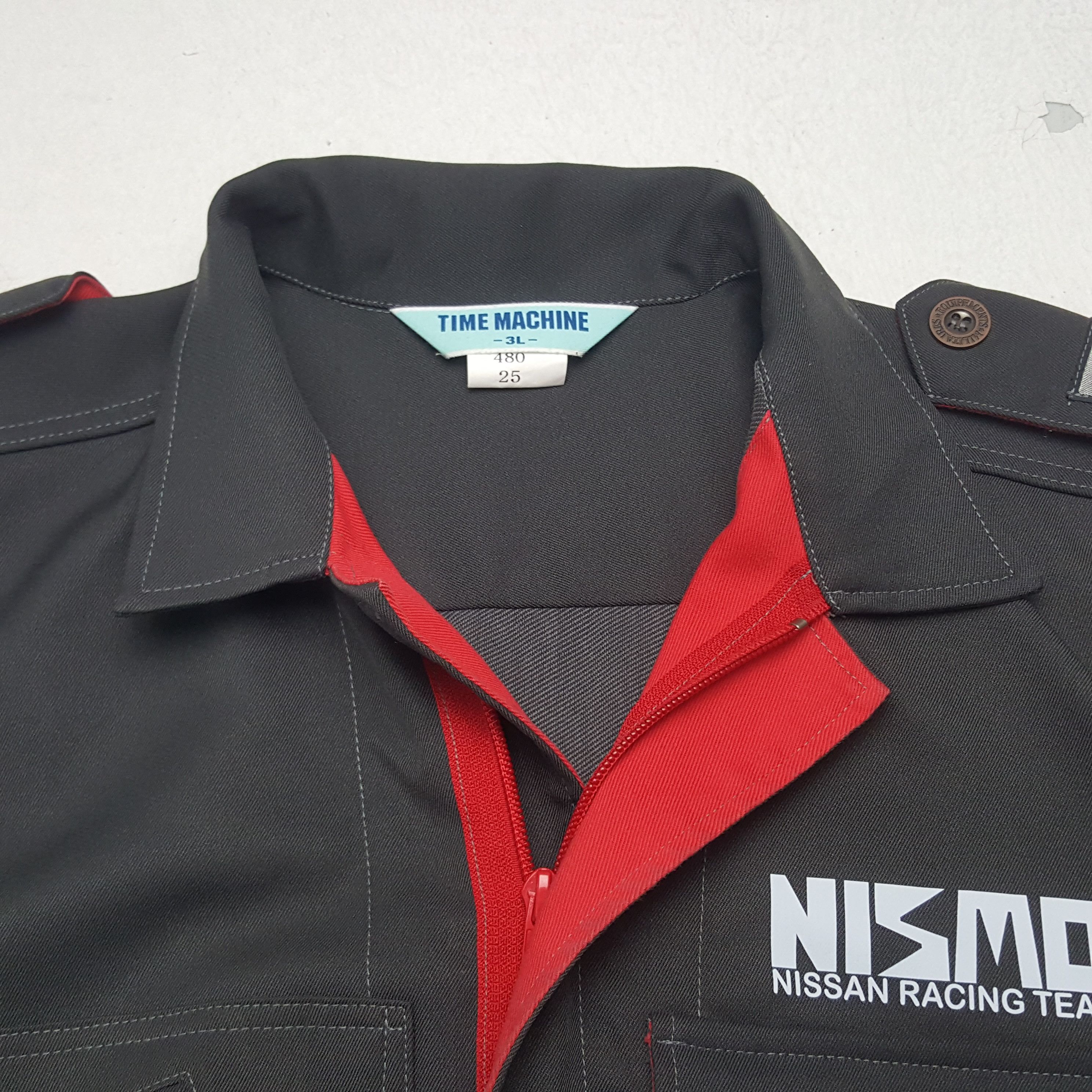 Japanese Brand × Vintage Vintage Nismo Nissan Japanese Racing Team Coverall Jacket Size US L / EU 52-54 / 3 - 8 Thumbnail