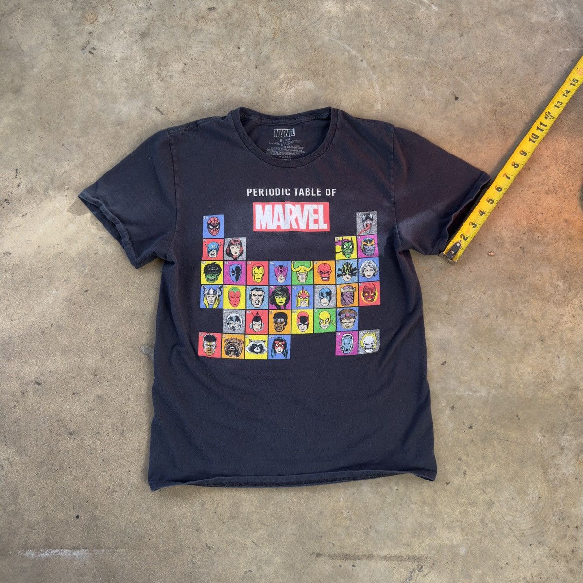 Marvel Comics Marvel Periodic Table Character Graphic Tee Size US S / EU 44-46 / 1 - 2 Thumbnail