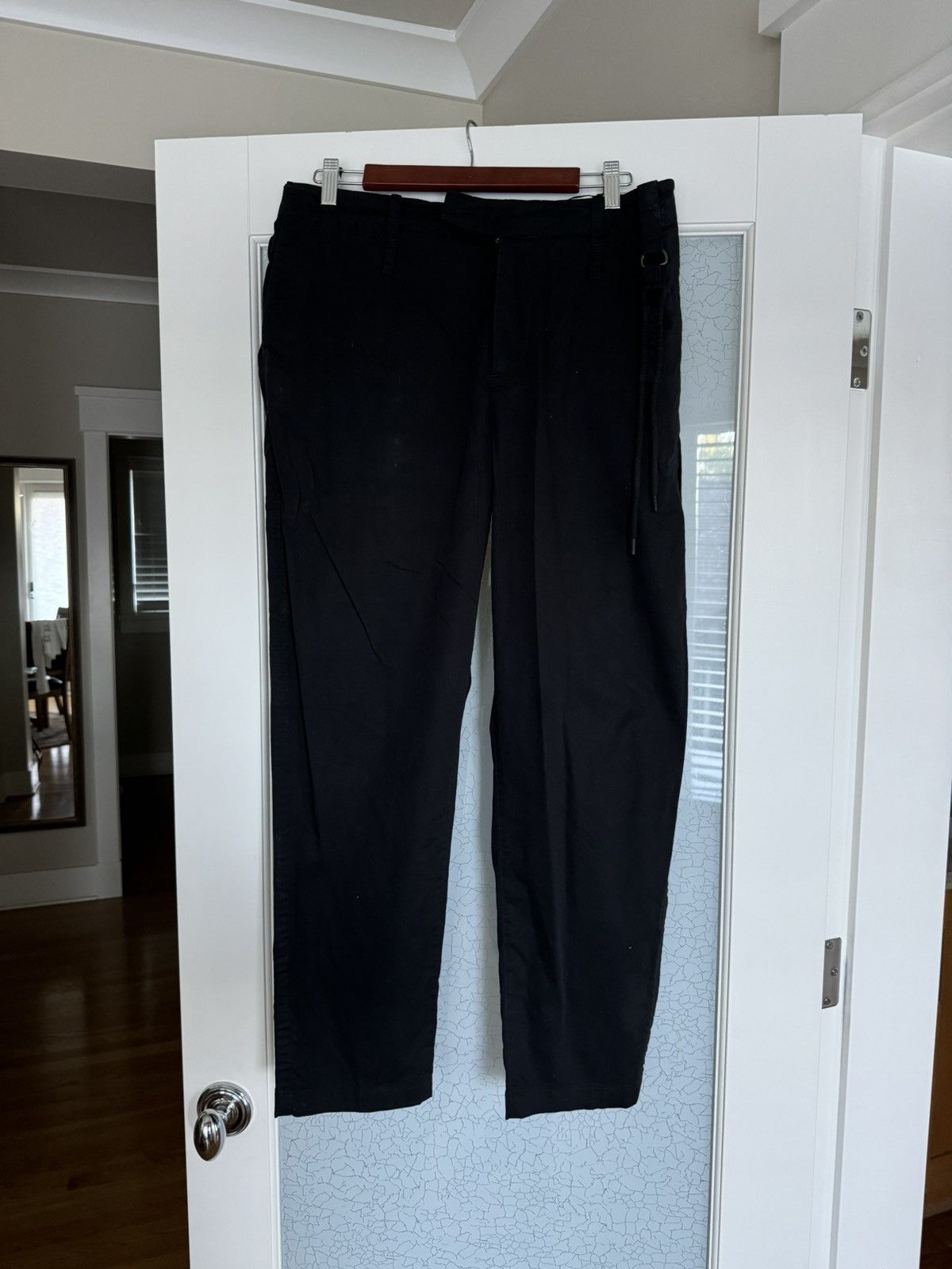 Black Cotton Trouser