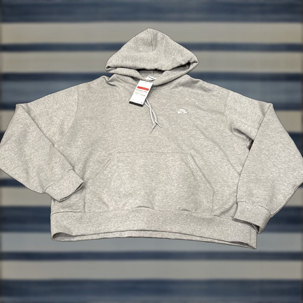 Nike VINTAGE Nike Sweatshirt Mens Large Gray Heather SB Fleece Skate Hoodie Sweater Loose Fit Size US L / EU 52-54 / 3 - 1 Thumbnail