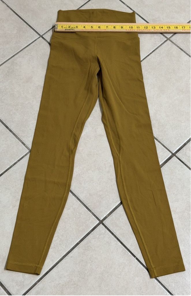 Lululemon LULULEMON ALIGN NULU HIGH RISE LEGGING 28” GOLD SPICE SIZE 4 Size 27" / US 4 / IT 40 - 2 Thumbnail