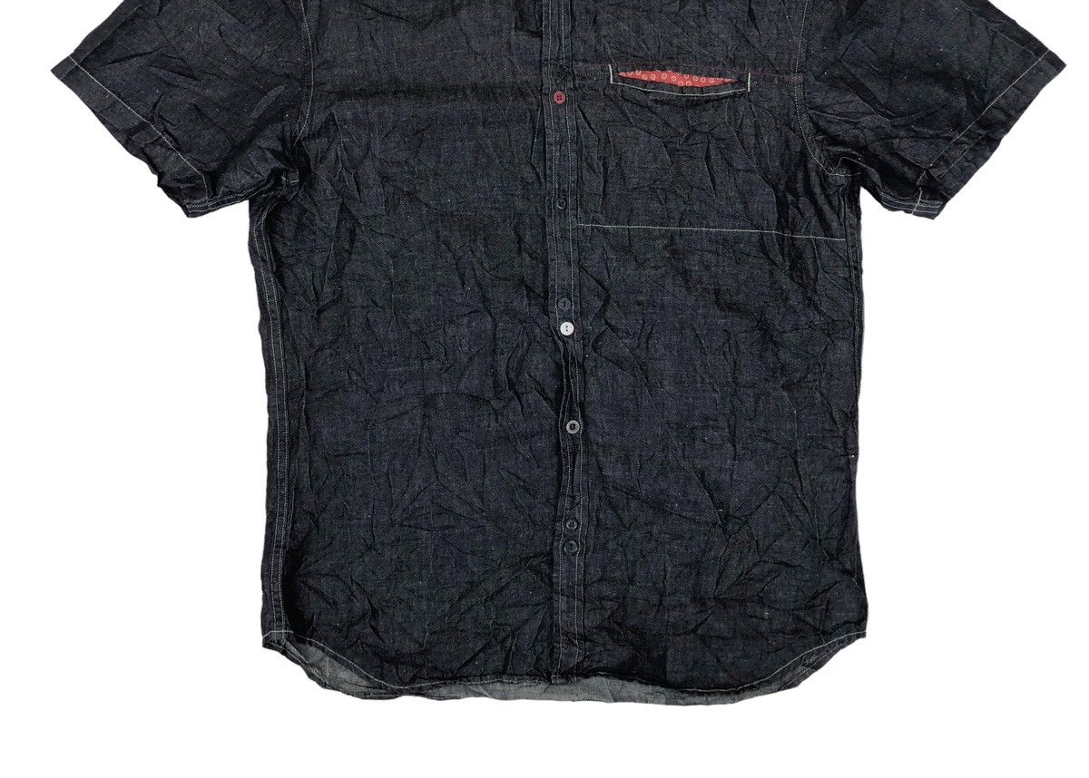 Japanese Brand × Marithe + Francois Girbaud Marithe Francois Girbaud Blue Indigo Button Up Shirt Size US L / EU 52-54 / 3 - 4 Thumbnail
