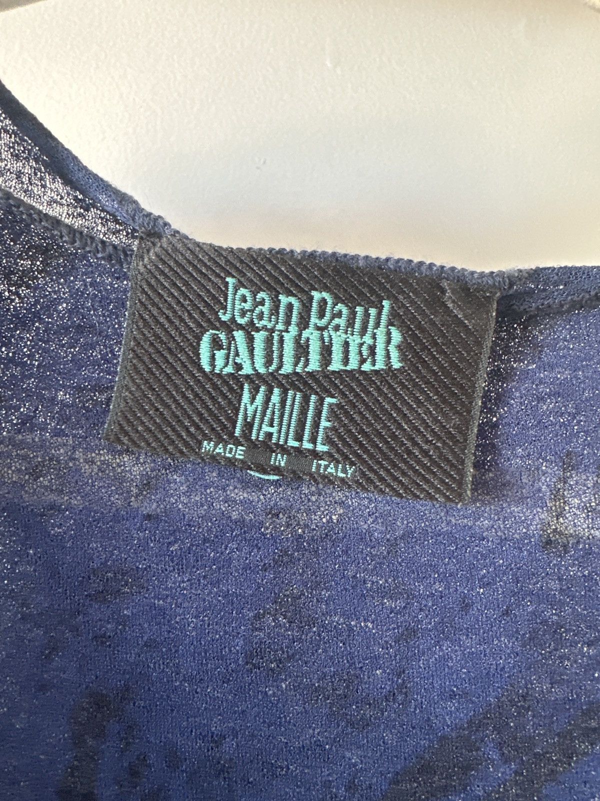 Jean Paul Gaultier Jean Paul Gaultier Maille Femme printed mesh top. Size S / US 4 / IT 40 - 4 Thumbnail