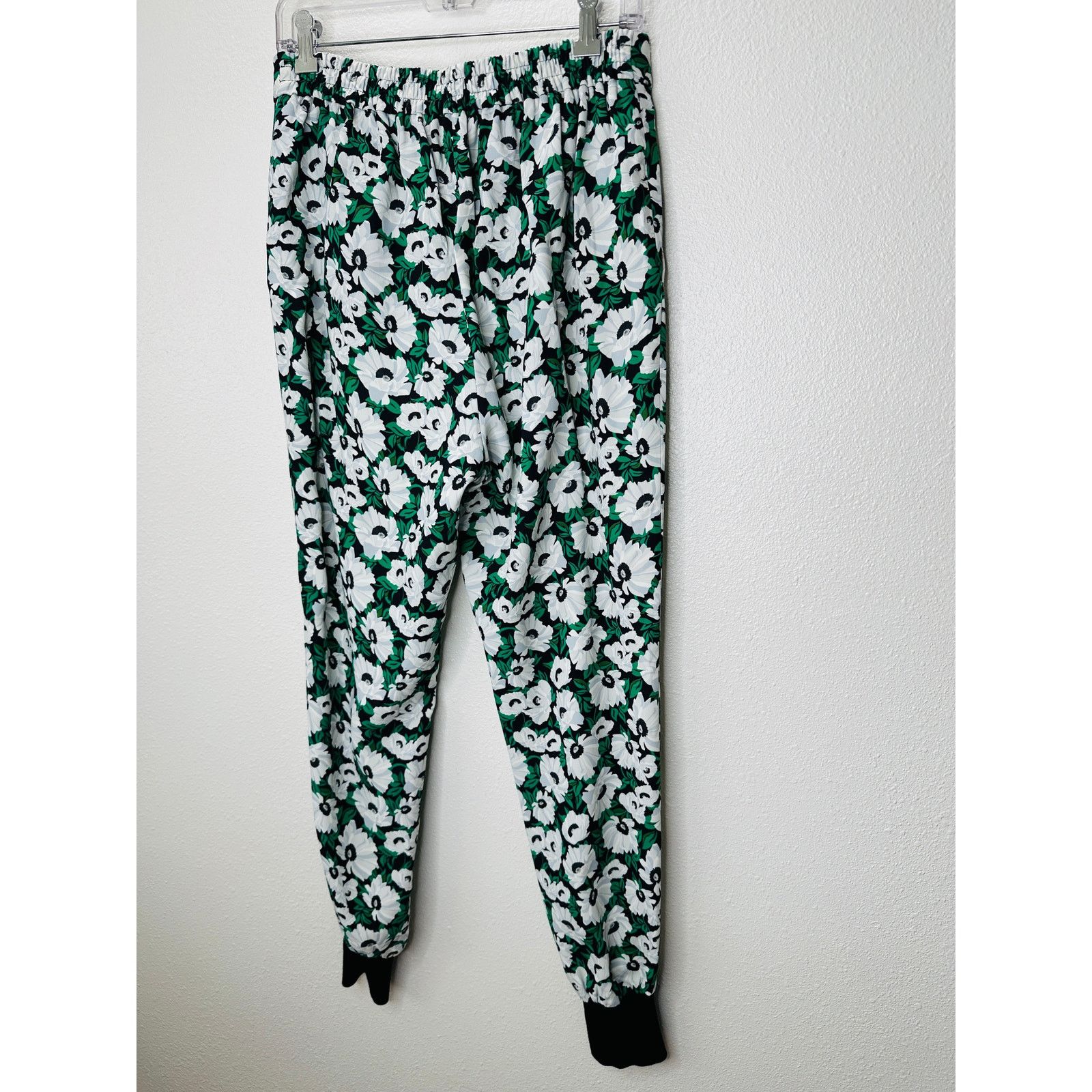 Stella McCartney Stella McCartney White Black Green Julia Flora Jogger Pants Size 42" / US 20 - 8 Thumbnail