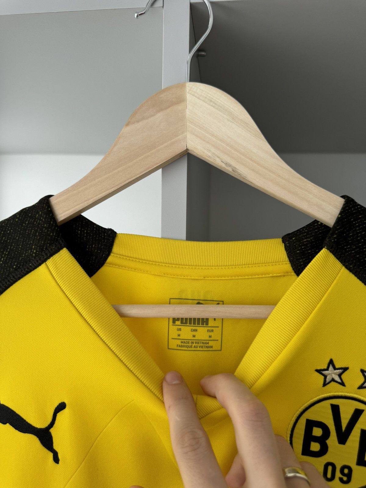 Puma × Vintage Puma Borrusia 2018 Home Jersey Size US M / EU 48-50 / 2 - 7 Thumbnail