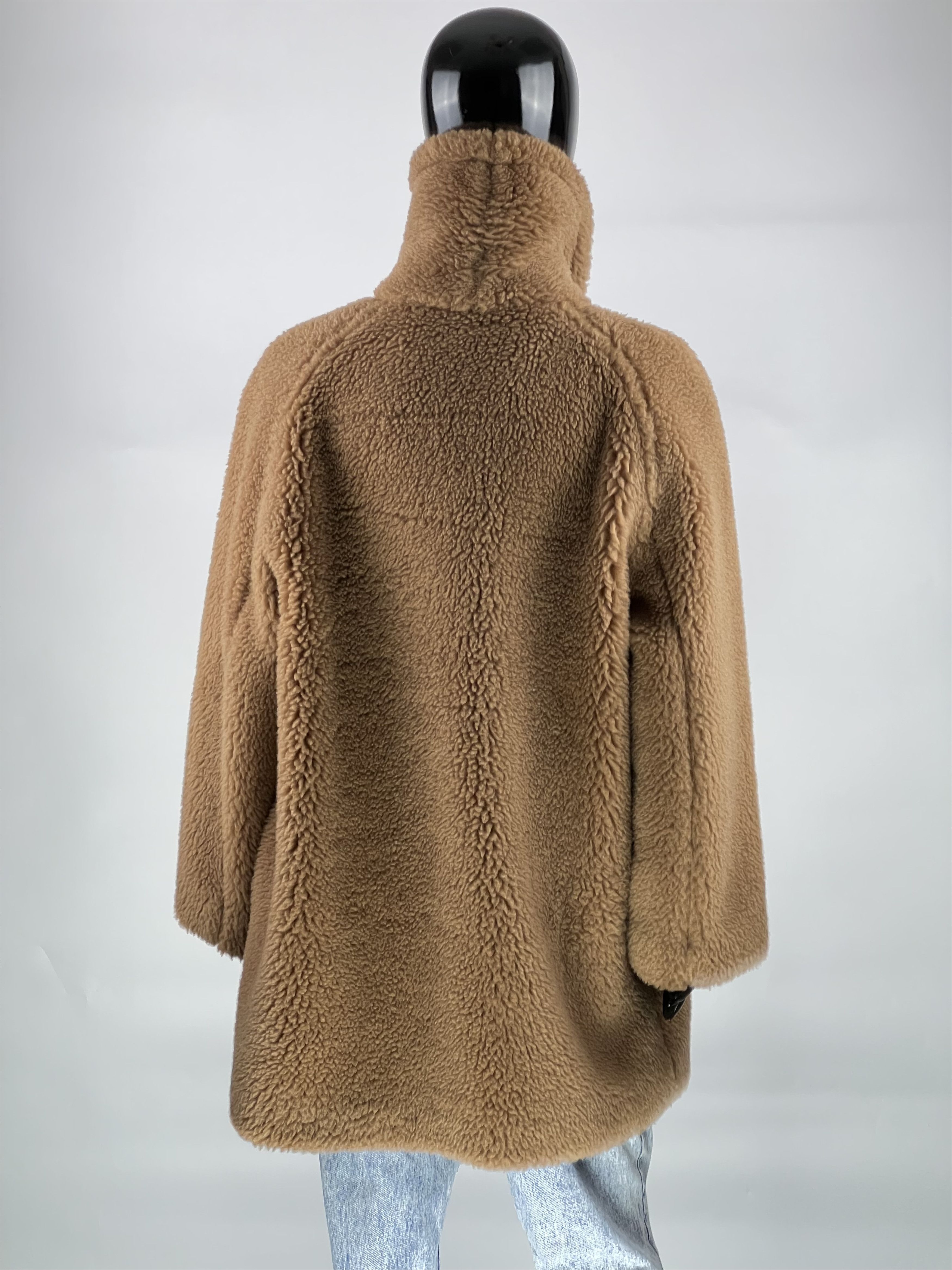 Max Mara Max Mara Teddy Bear Icon Camel Hair And Silk Blend Coat Size M / US 6-8 / IT 42-44 - 4 Thumbnail
