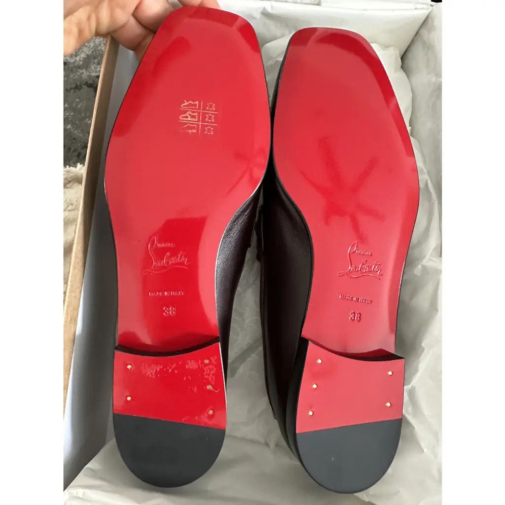 Christian Louboutin o1s1wg110225 Leather in Brown Size US 10 / EU 43 - 5 Thumbnail