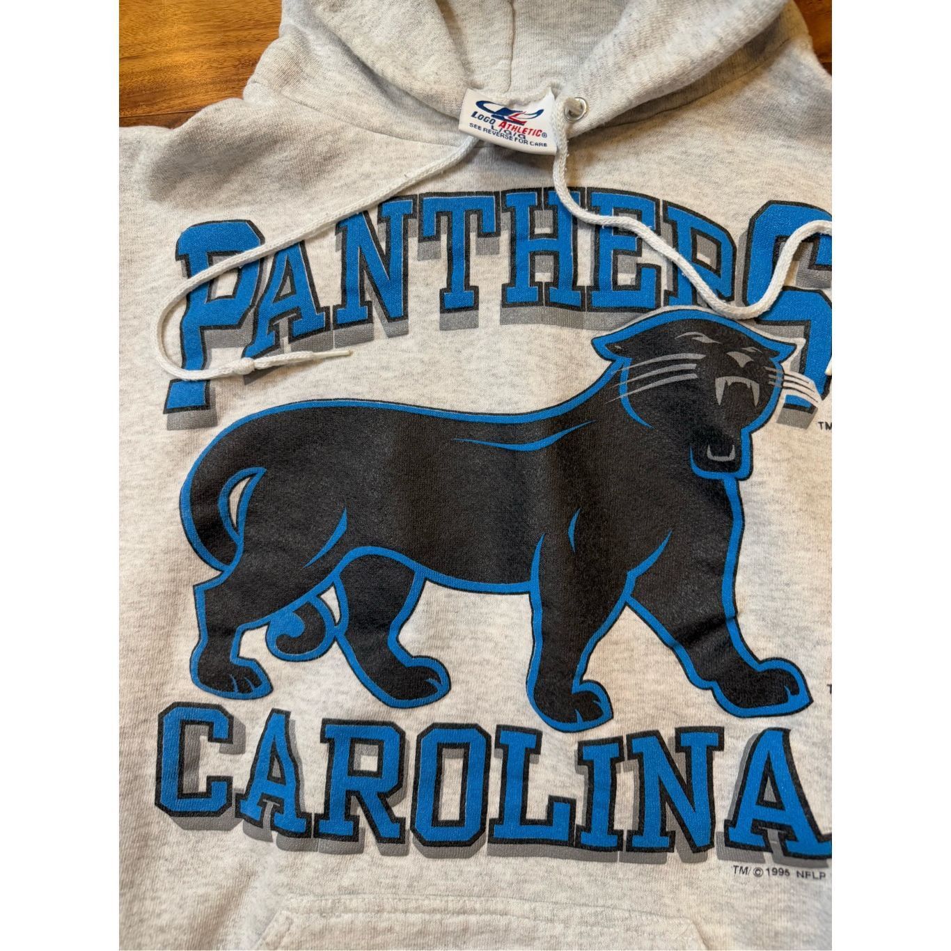 Vintage fits M grey Carolina Panthers 1995 Sweatshirt OG Rare Crewne Size US M / EU 48-50 / 2 - 4 Thumbnail