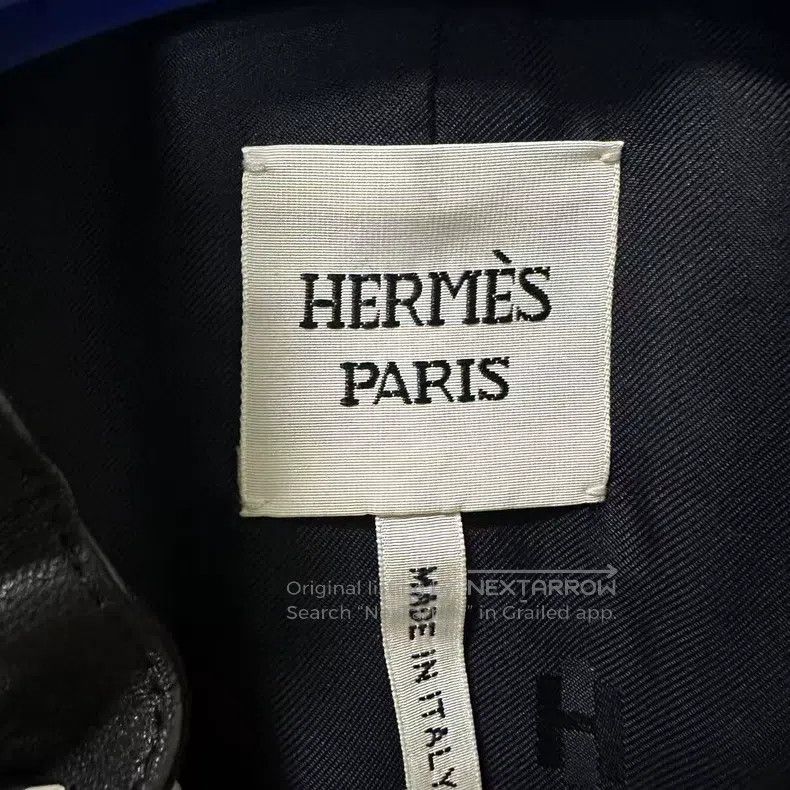 Hermes Hermes 2023 Autumn/Winter Leather Jacket, Black Studs Size XS / US 0-2 / IT 36-38 - 4 Thumbnail