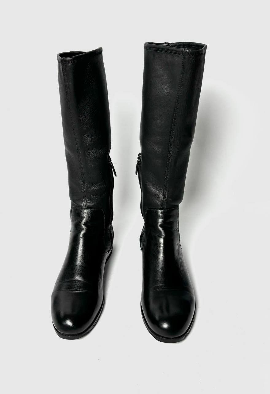 Prada Prada Riding leather boots Size US 8 / IT 38 - 4 Thumbnail