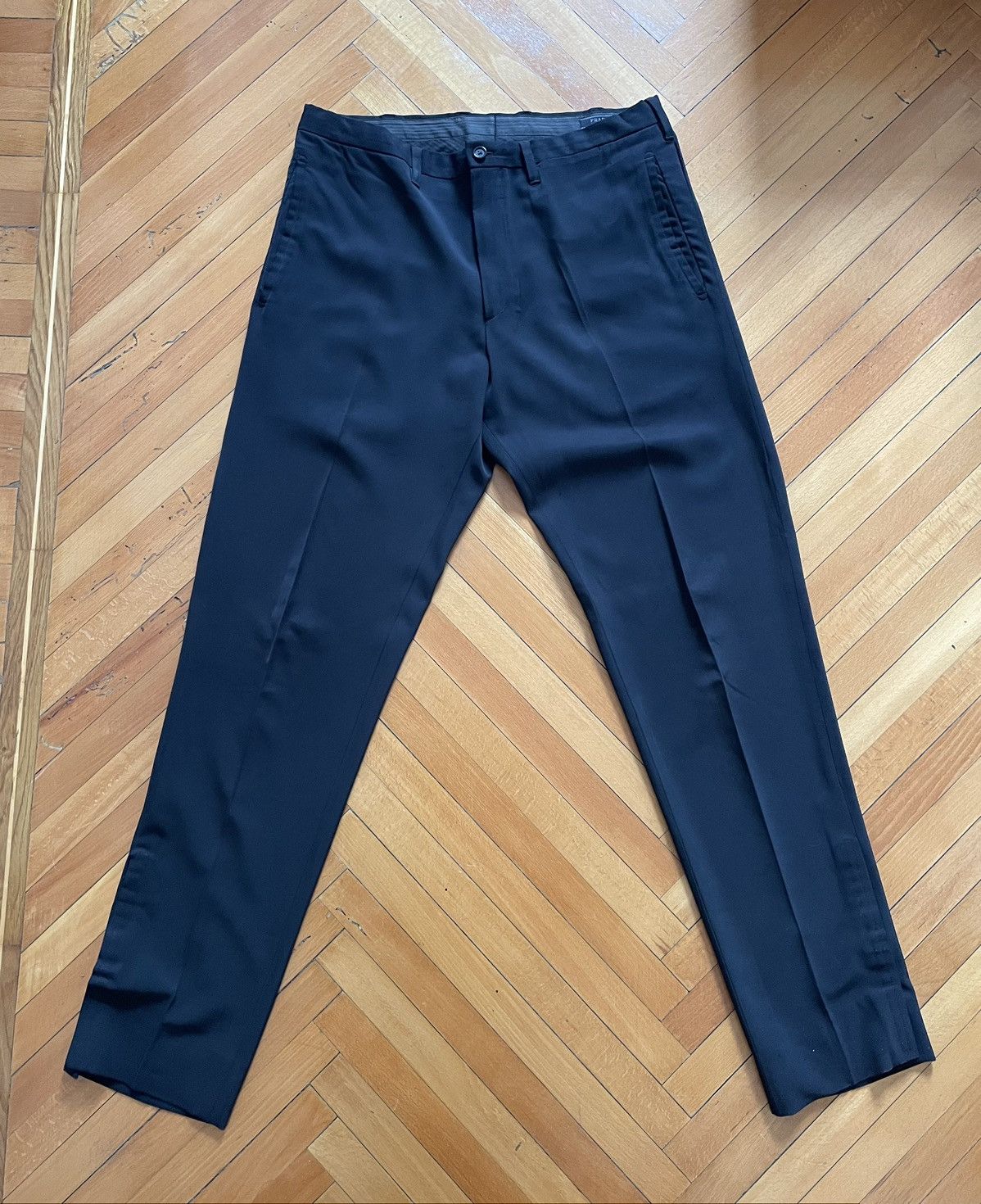 image of Prada Velcro Pants in Black, Men's (Size 34)