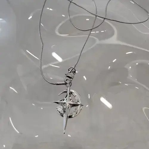 Jewelry Moon Star Pendant Galaxy Necklace Size ONE SIZE - 3 Thumbnail