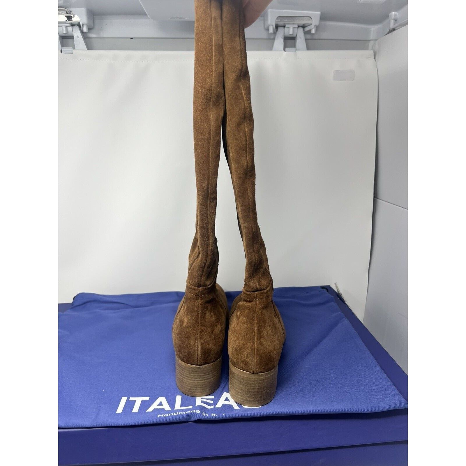 Other Italeau Fiamma Vero Cuoio Suede Genuine Leather Boots 39.5 Size US 9 / IT 39 - 4 Thumbnail