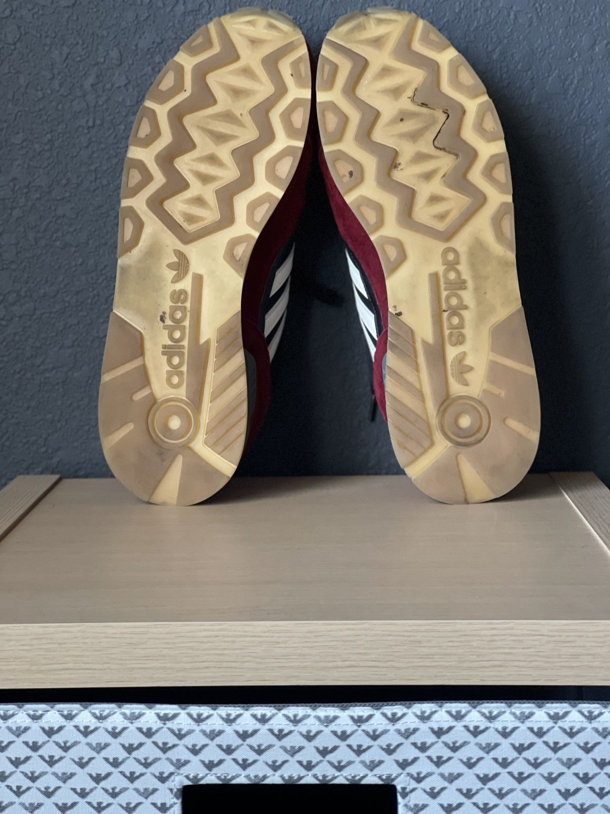 Adidas Adidas Quesense Collegiate Burgundy colorway Size US 13 / EU 46 - 8 Thumbnail