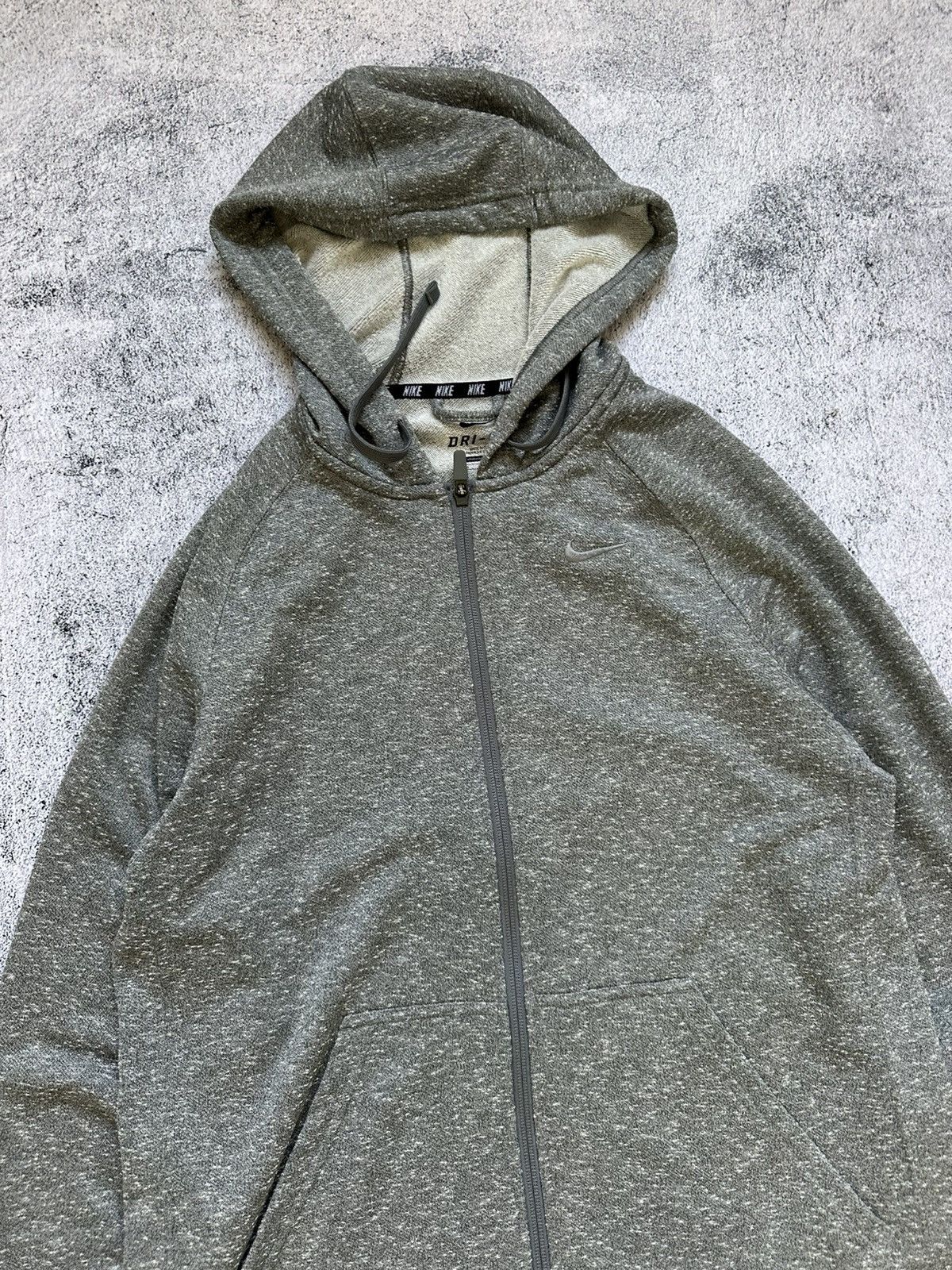 Nike Vintage Nike Zip Hoodie Grey Fit Logo Size US M / EU 48-50 / 2 - 4 Thumbnail