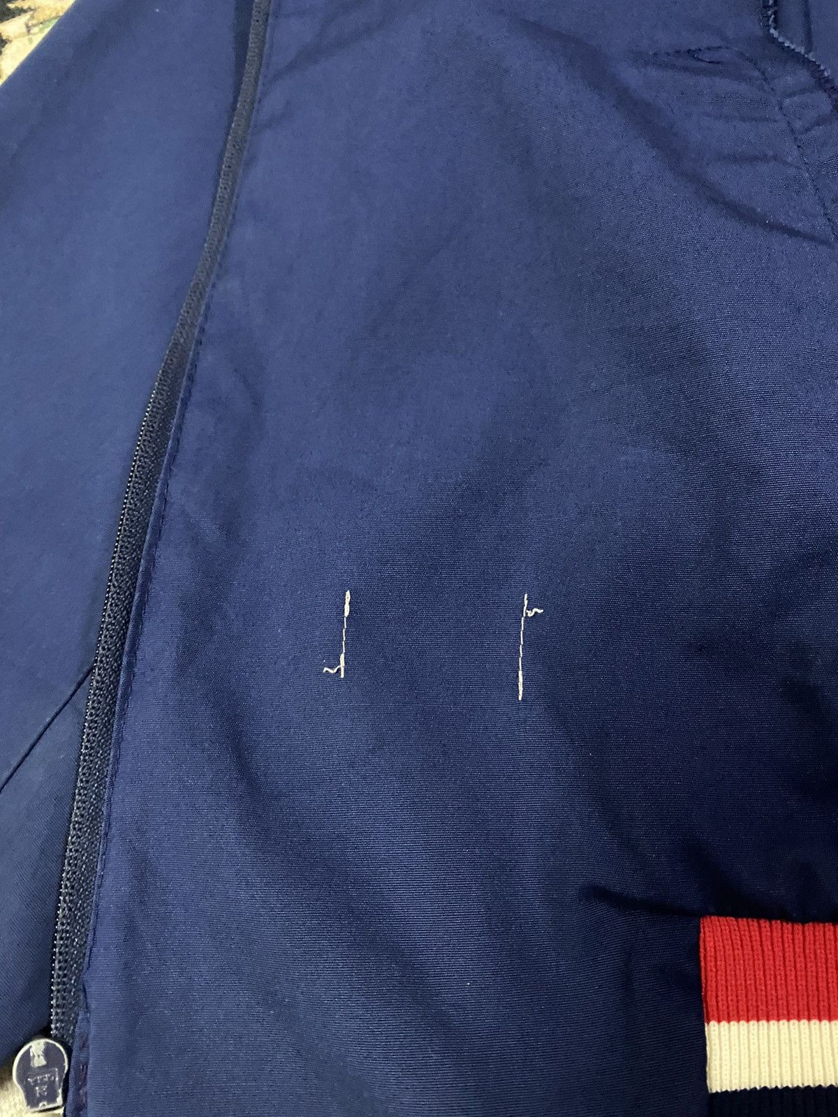 Other Vintage Blue Izod Lacoste Zipper Jacket Size US L / EU 52-54 / 3 - 14 Thumbnail