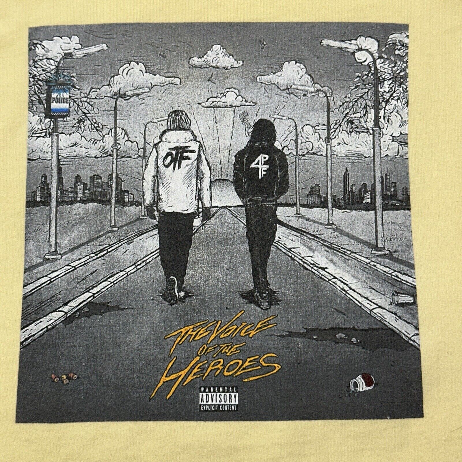 Other Lil Baby Lil Durk Voice of the Heroes Large Yellow Hoodie Size US L / EU 52-54 / 3 - 4 Thumbnail