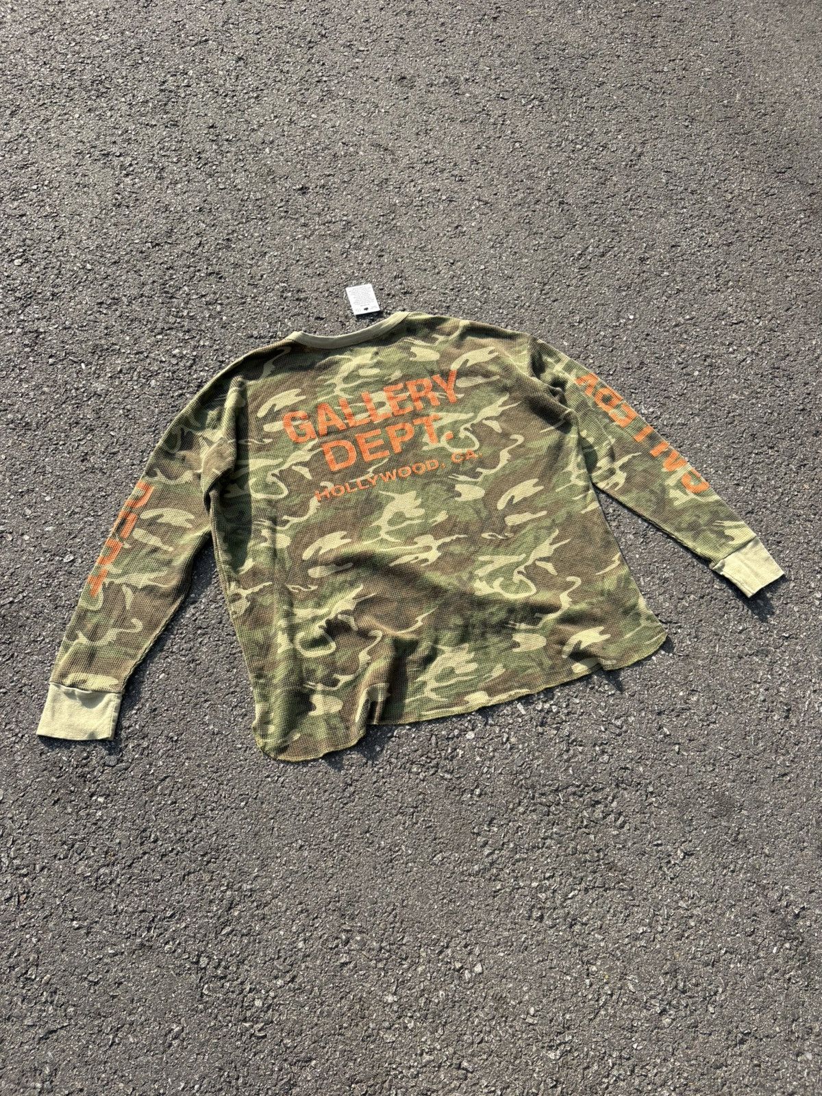 Gallery Dept. Gallery Dept Camo Waffle Thermal Long Sleeve Size US L / EU 52-54 / 3 - 1 Thumbnail