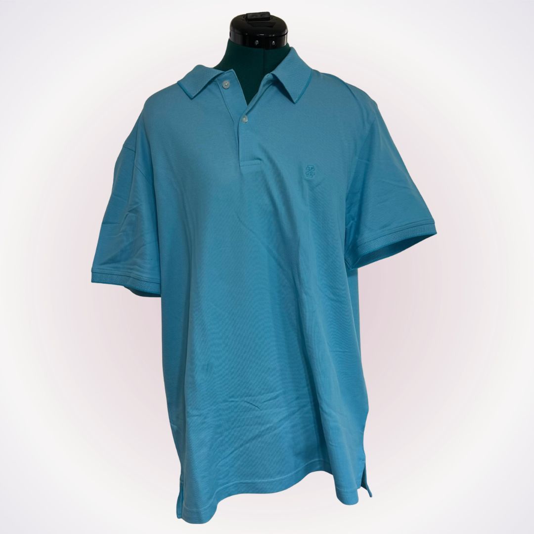 Izod IZOD Turquoise Performance Polo | Sz L Size US L / EU 52-54 / 3 - 1 Thumbnail