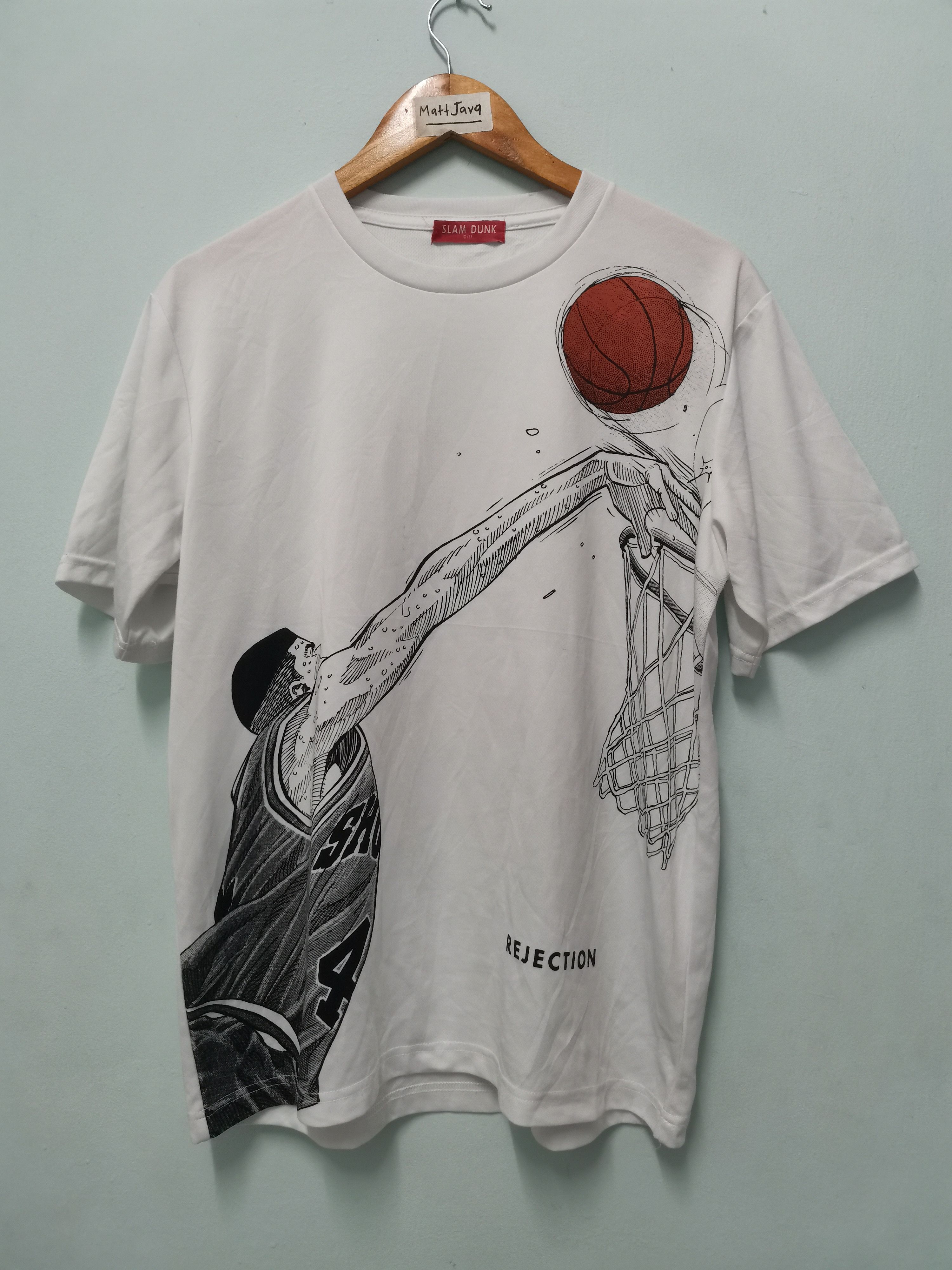 Japanese Brand Vintage Slam Dunk Jersey Japan Anime Polyester Akira Size US L / EU 52-54 / 3 - 2 Thumbnail