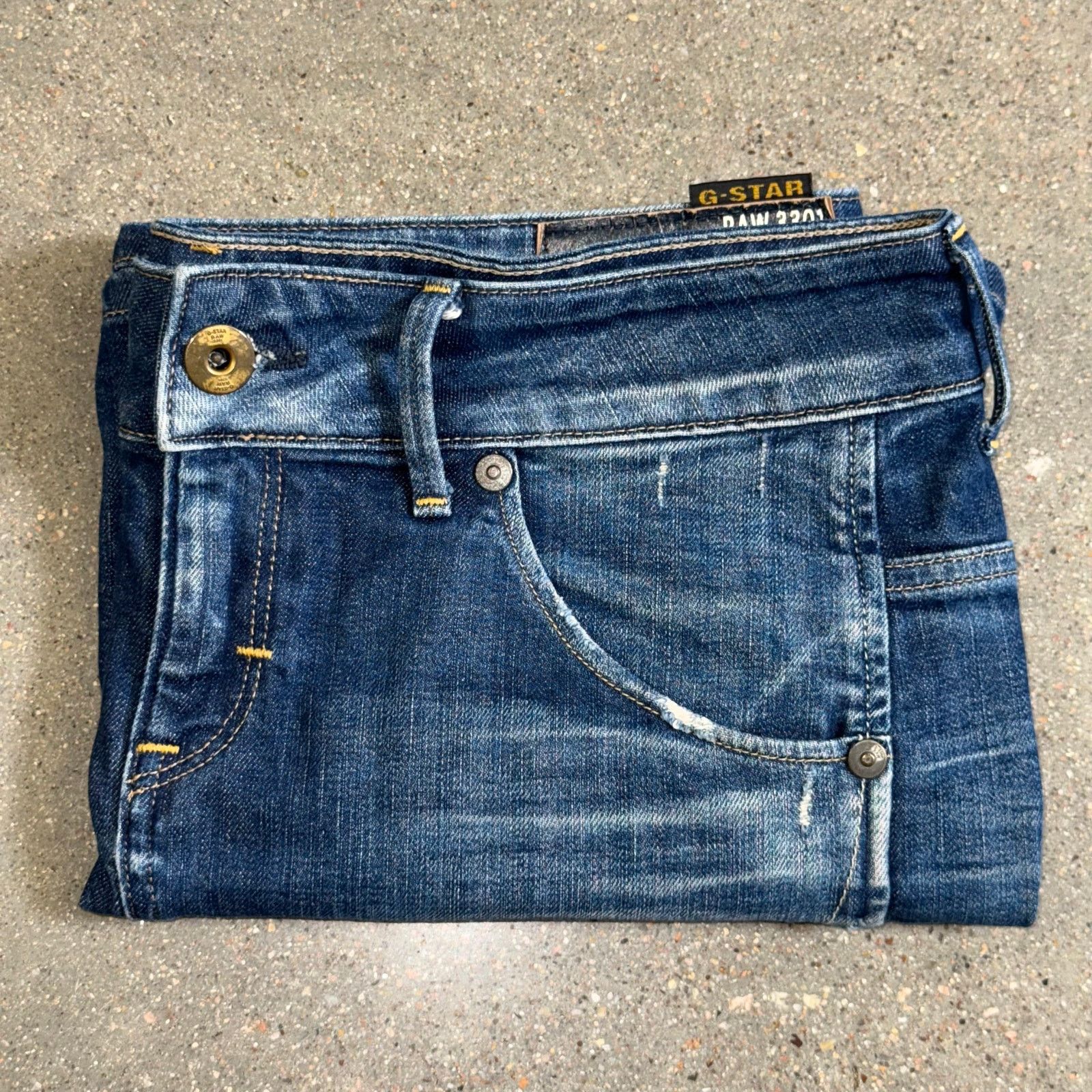 G-Star G-Star RAW Arc Mini Skirt Women’s 29 Distressed Denim Y2K Size 29" - 16 Thumbnail