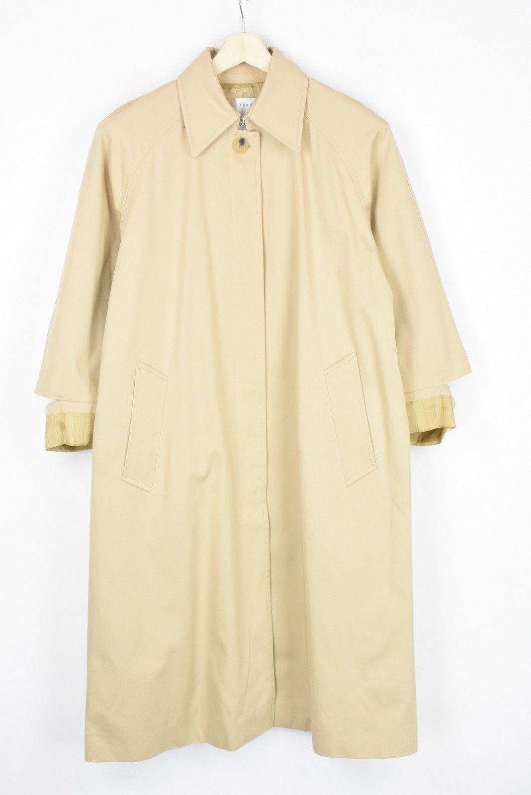 Sandro SANDRO Rafael Coat Women's (EU) 34 Oversized Thin Polo Neck Size XS / US 0-2 / IT 36-38 - 4 Thumbnail