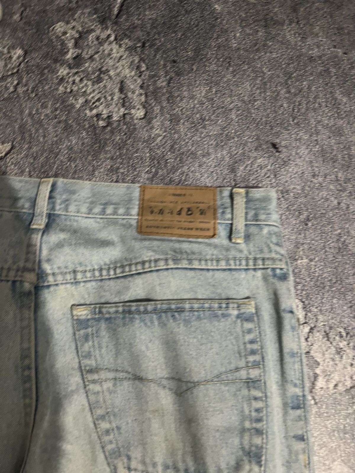 Vintage Vintage Baggy Wide Leg Archive Jean — Avant Garde Fashion Size US 37 - 7 Thumbnail