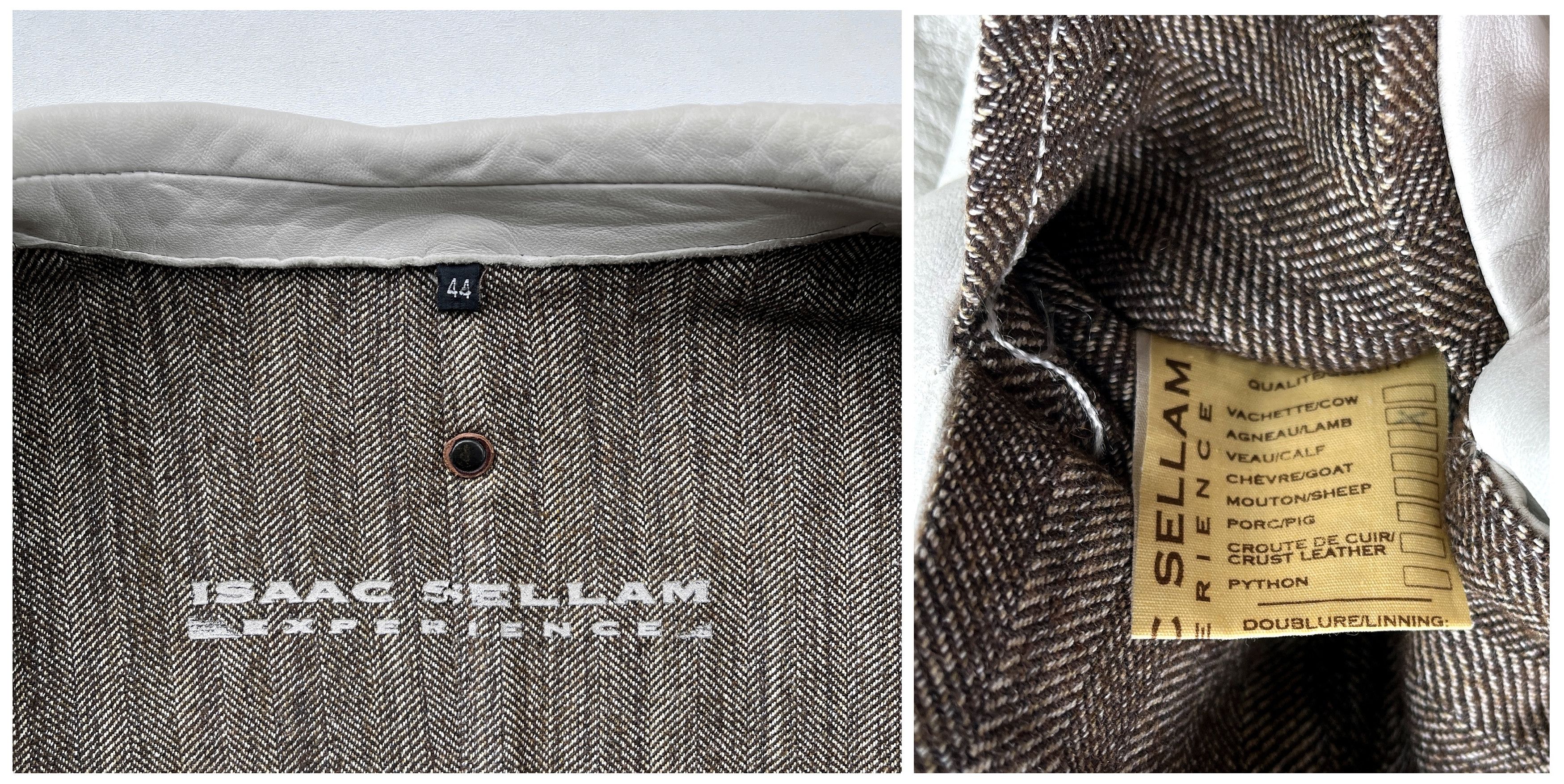 Isaac Sellam Experience Isaac Sellam Leather Blazer Size M / US 6-8 / IT 42-44 - 16 Thumbnail