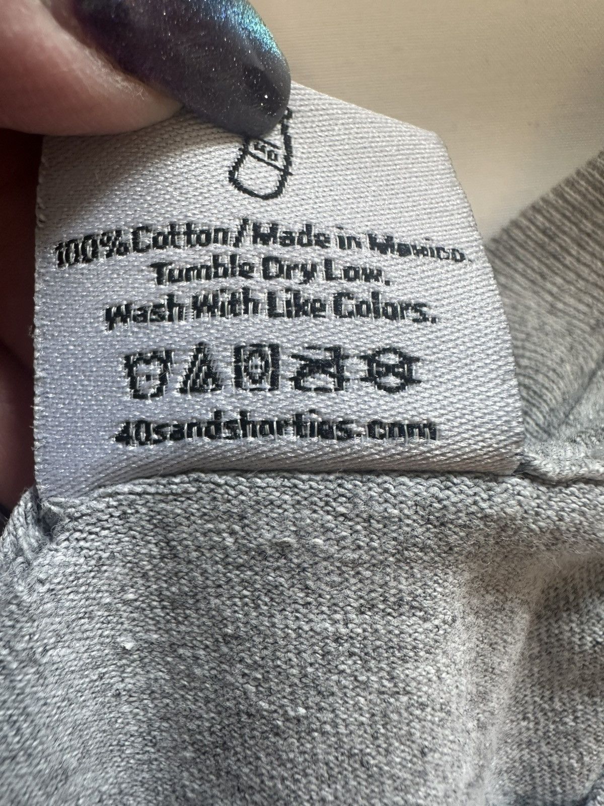 40's & Shorties Y2K 40s & Shorties Tee L Gray Google Colors Parody Internet Size US L / EU 52-54 / 3 - 6 Thumbnail