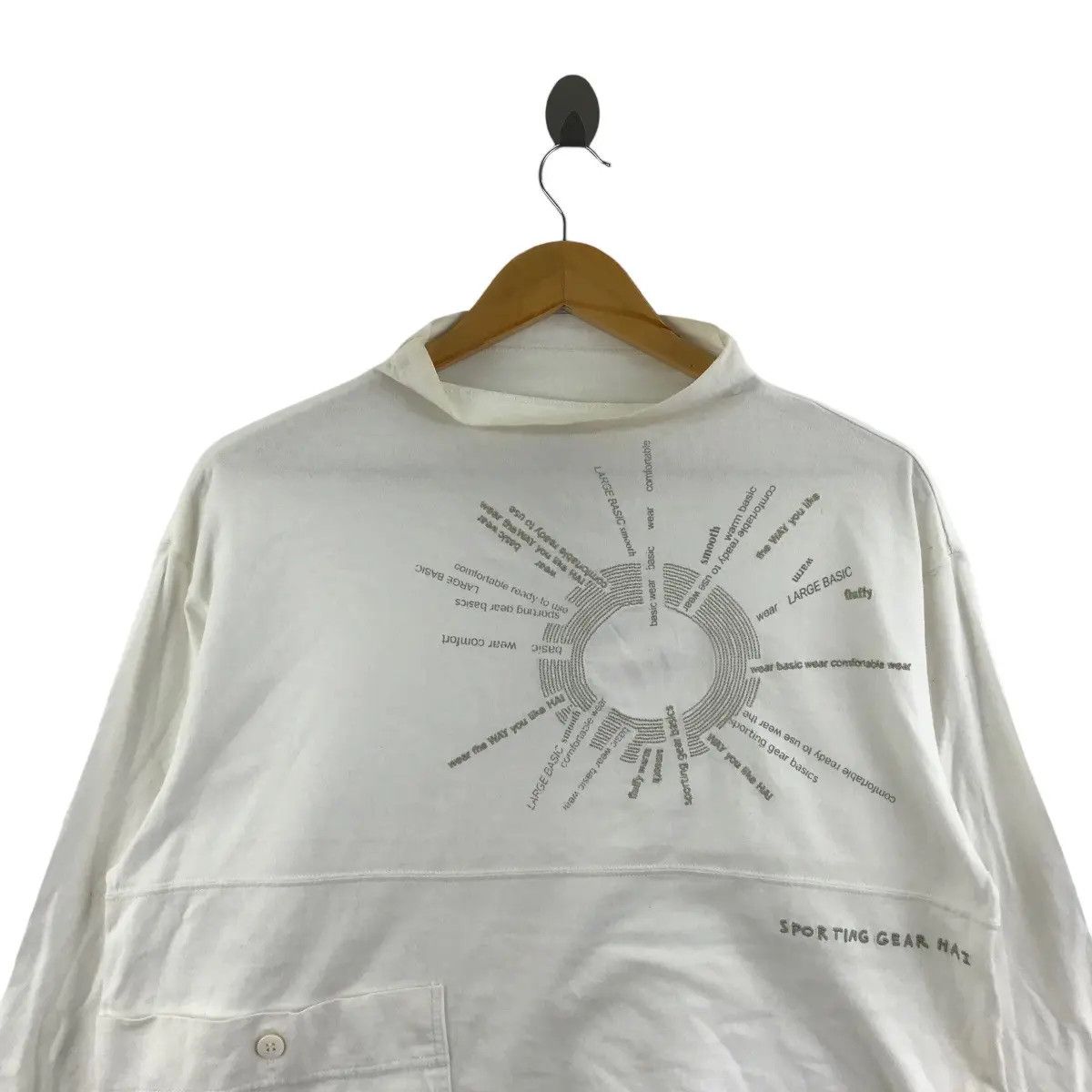 Hai Sporting Gear × Issey Miyake Vtg 90’ ISSEY MIYAKE HAI Turtleneck Sweater Cardigan Size M / US 6-8 / IT 42-44 - 8 Thumbnail