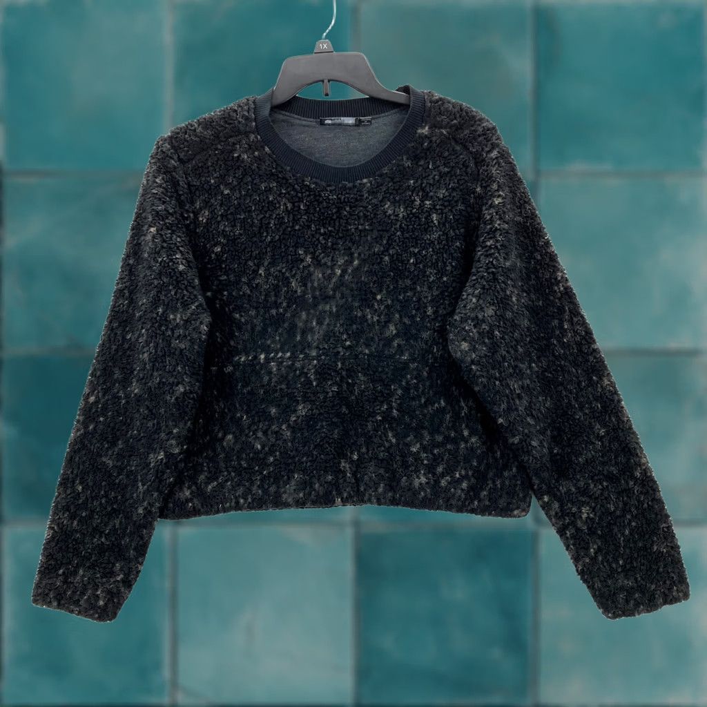 Prana prAna Polar Escape Fleece Sweatshirt Women XL Black Speckled Outdoor Cozy Sweatshirt Size XL / US 12-14 / IT 48-50 - 1 Thumbnail