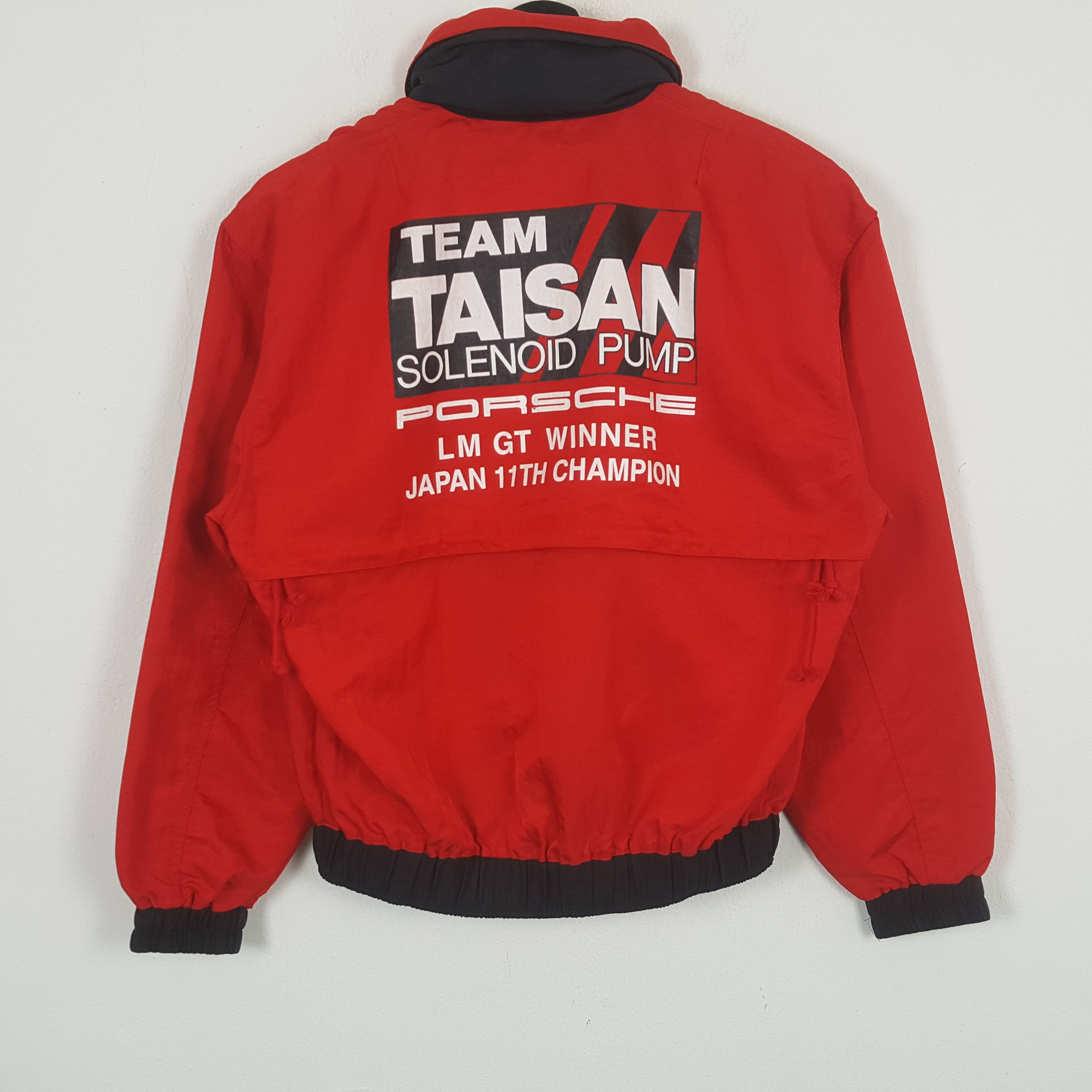 Vintage Team Taisan Porsche Ferrari Bentley Motorsports Jacket Size US L / EU 52-54 / 3 - 1 Thumbnail