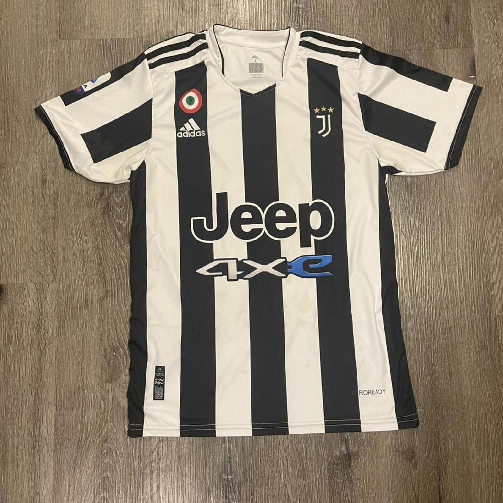 Adidas 2021-2022 Juventus Ronaldo Home Jersey Size US L / EU 52-54 / 3 - 1 Thumbnail