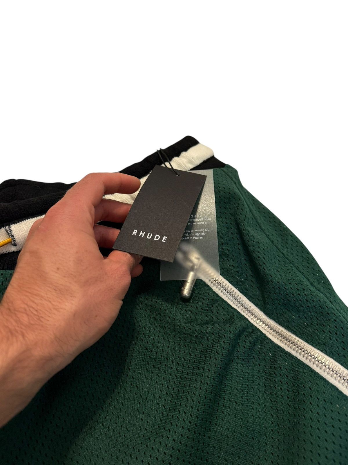 Rhude XXL Green Mesh Basket Shorts Size US 36 / EU 52 - 5 Thumbnail