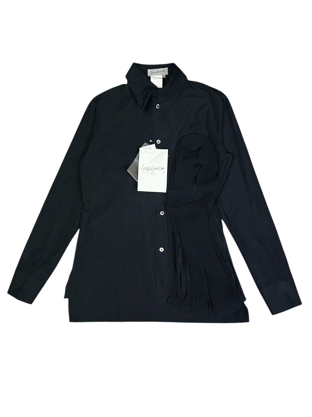 Yohji Yamamoto S/S 05 NWT YYPF Pleated Shirt Size S / US 4 / IT 40 - 2 Thumbnail
