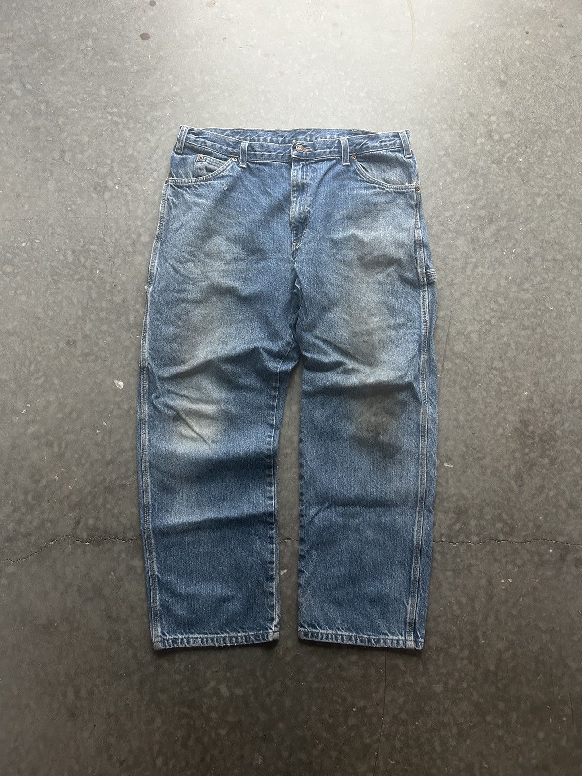 Dickies × Vintage Vintage Y2K Dickies Carpenter Jeans 38x30 Mud Wash Size US 38 / EU 54 - 1 Thumbnail