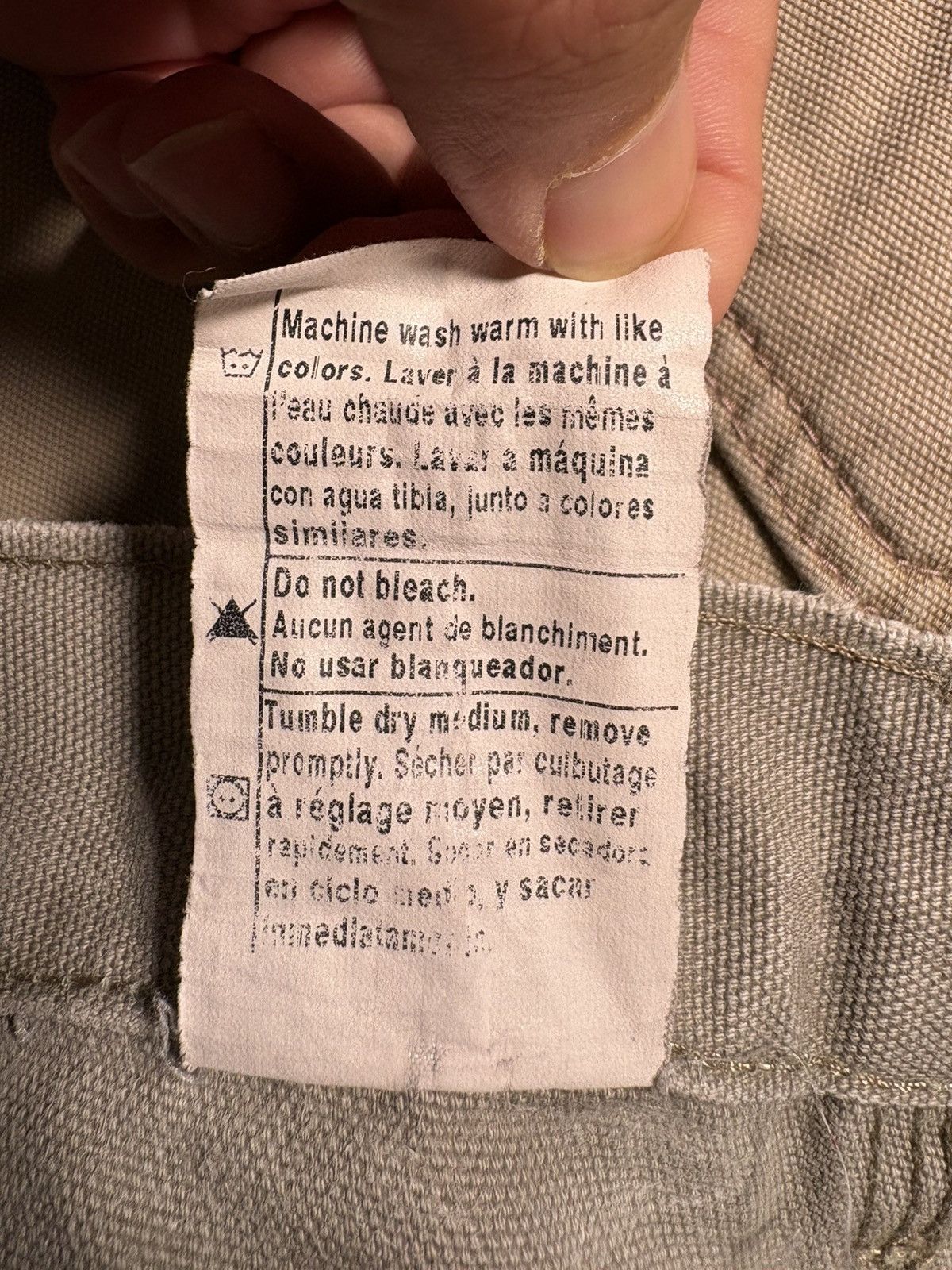 Carhartt Vintage Carhartt B11 DES "Thrashed" Work Dungarees Size US 36 / EU 52 - 12 Thumbnail