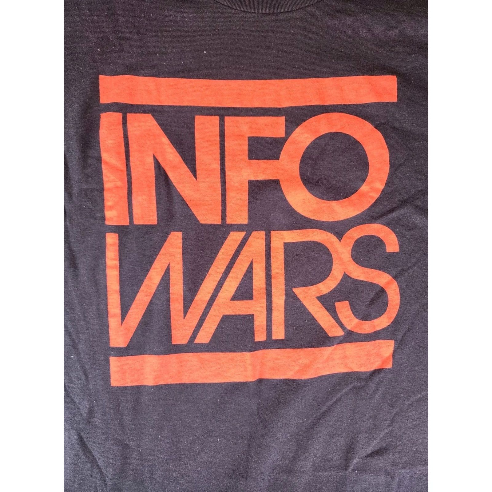 Vintage Infowars In Your Face Red Logo T Shirt 3XL American Flag Blue Mens T-Shirt Size US XXL / EU 58 / 5 - 2 Thumbnail